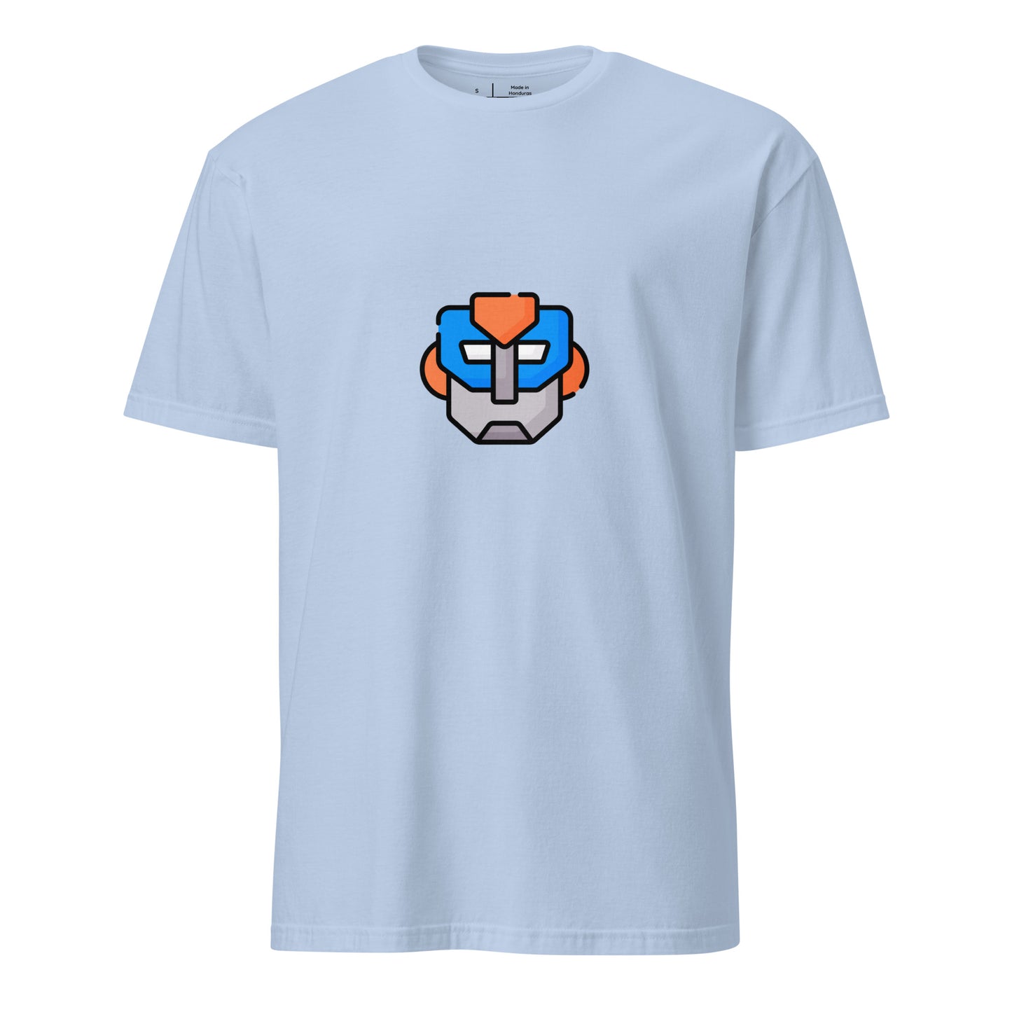 Defender - The Guardian Bot - Short-Sleeve Unisex T-Shirt - Graphic Tee - Light Blue - Front