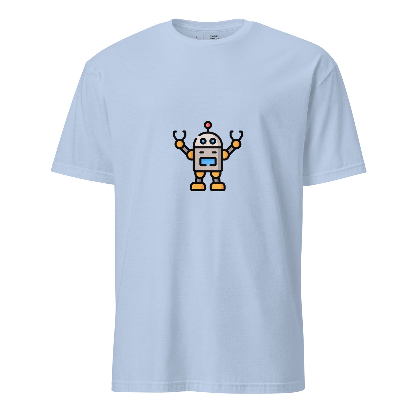 Robbie - Classic Space Guardian - Short-Sleeve Unisex T-Shirt - Graphic Tee - Light Blue - Front