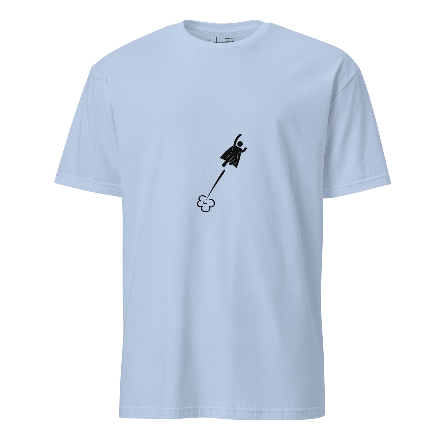 Duty Calls - Up, Up And Gone - Short-Sleeve Unisex T-Shirt - Graphic Tee - Light Blue - Front