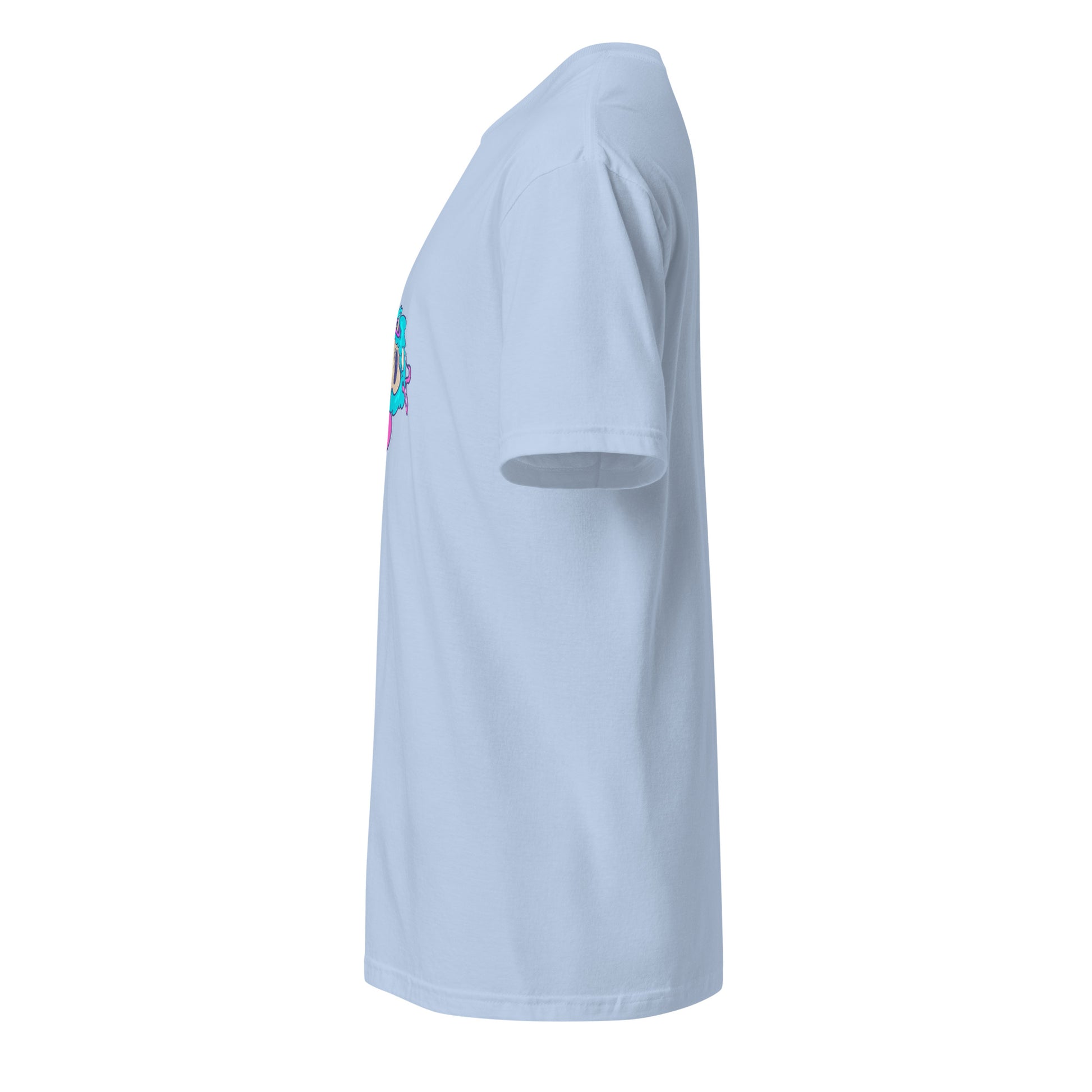 Monsta 1 - Monsta Collection - Short-Sleeve Unisex T-Shirt - Graphic Tee - light Blue - Left side