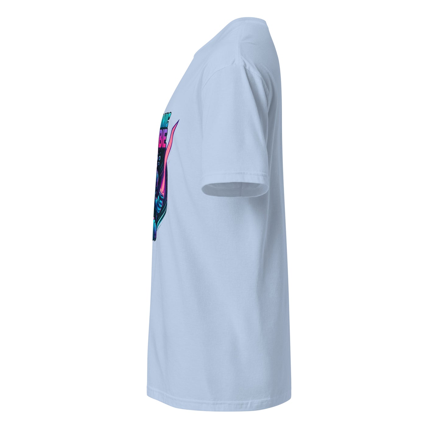 Oceanic Zombie - Deep Sea Horror - Short-Sleeve Unisex T-Shirt - Graphic Tee - Light Blue - Left side