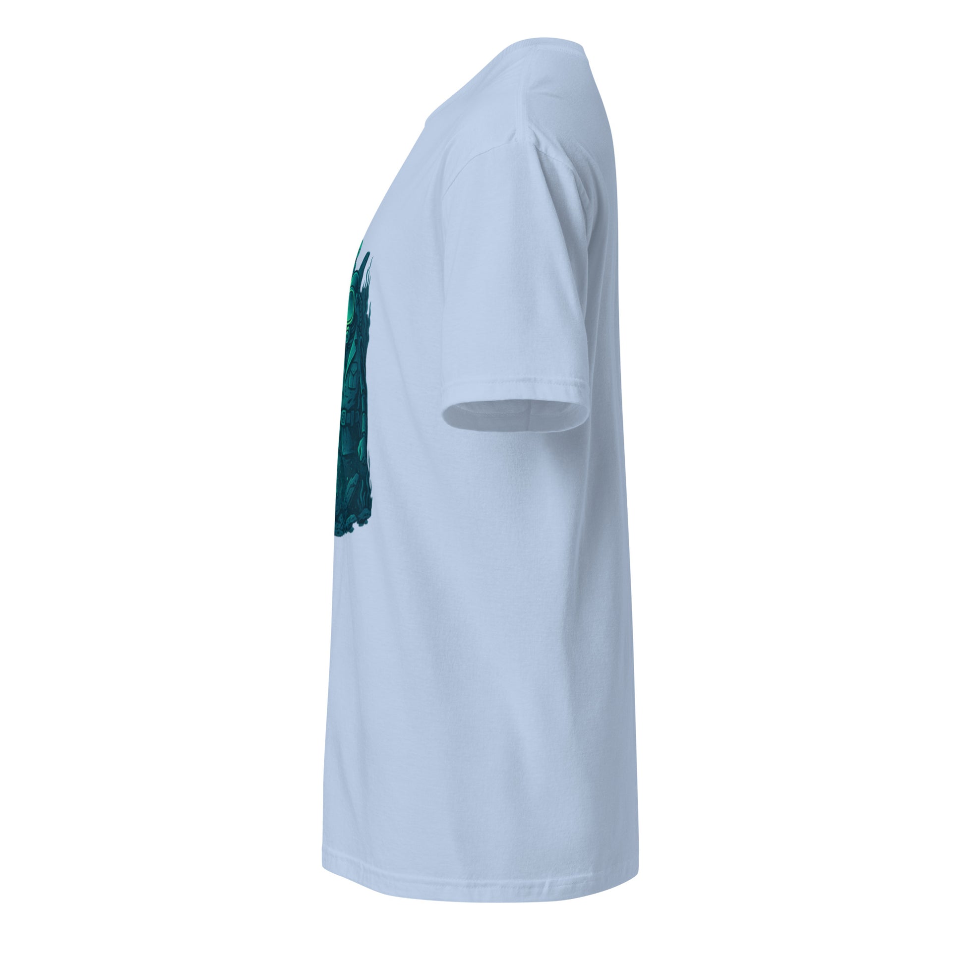 Paranormal Explorer - Supernatural Society Vibes - Short-Sleeve Unisex T-Shirt - Graphic Tee - Light Blue - Left side