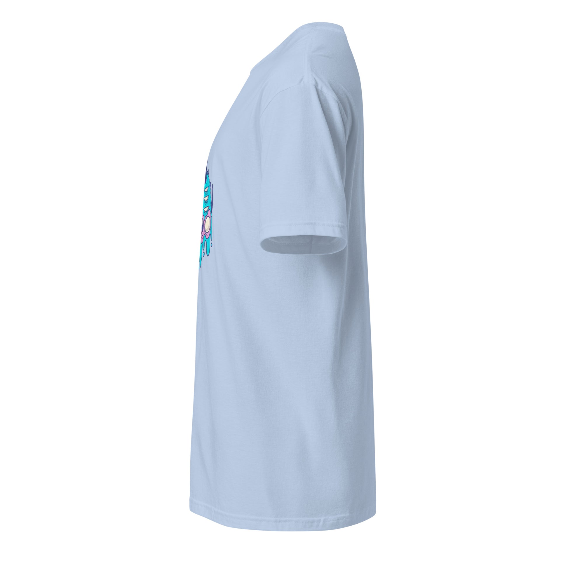 Monsta 5 - Monsta Collection - Short-Sleeve Unisex T-Shirt - Graphic Tee - Light Blue - Left side