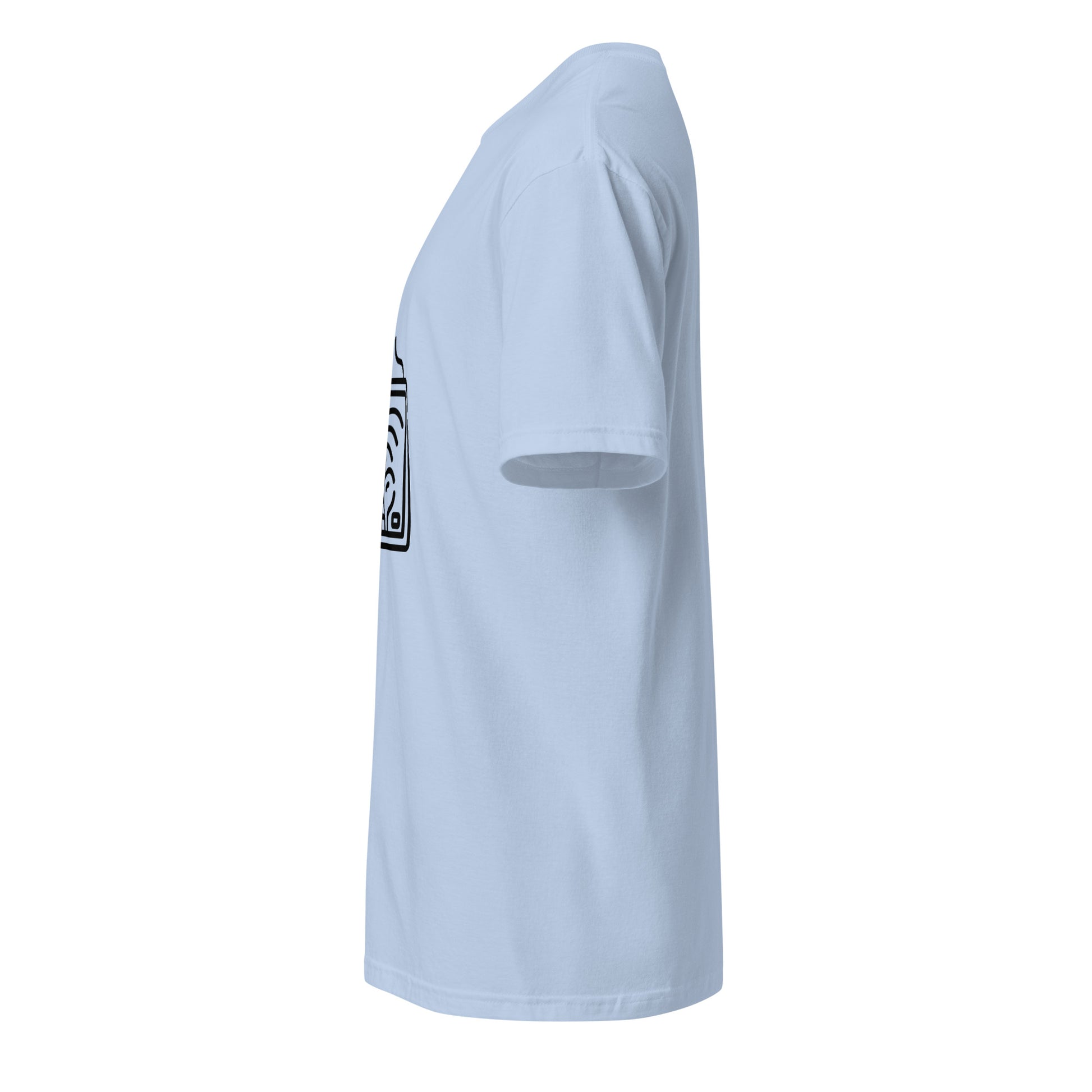X-Ray - Line-Art X-Ray - Short-Sleeve Unisex T-Shirt - Graphic Tee - Light Blue - Left side