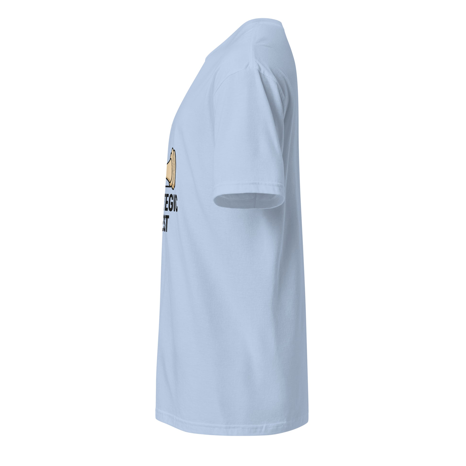 Strategic Rest – The Smart Way To Recharge - Short-Sleeve Unisex T-Shirt - Graphic Tee - Light Blue - Left side