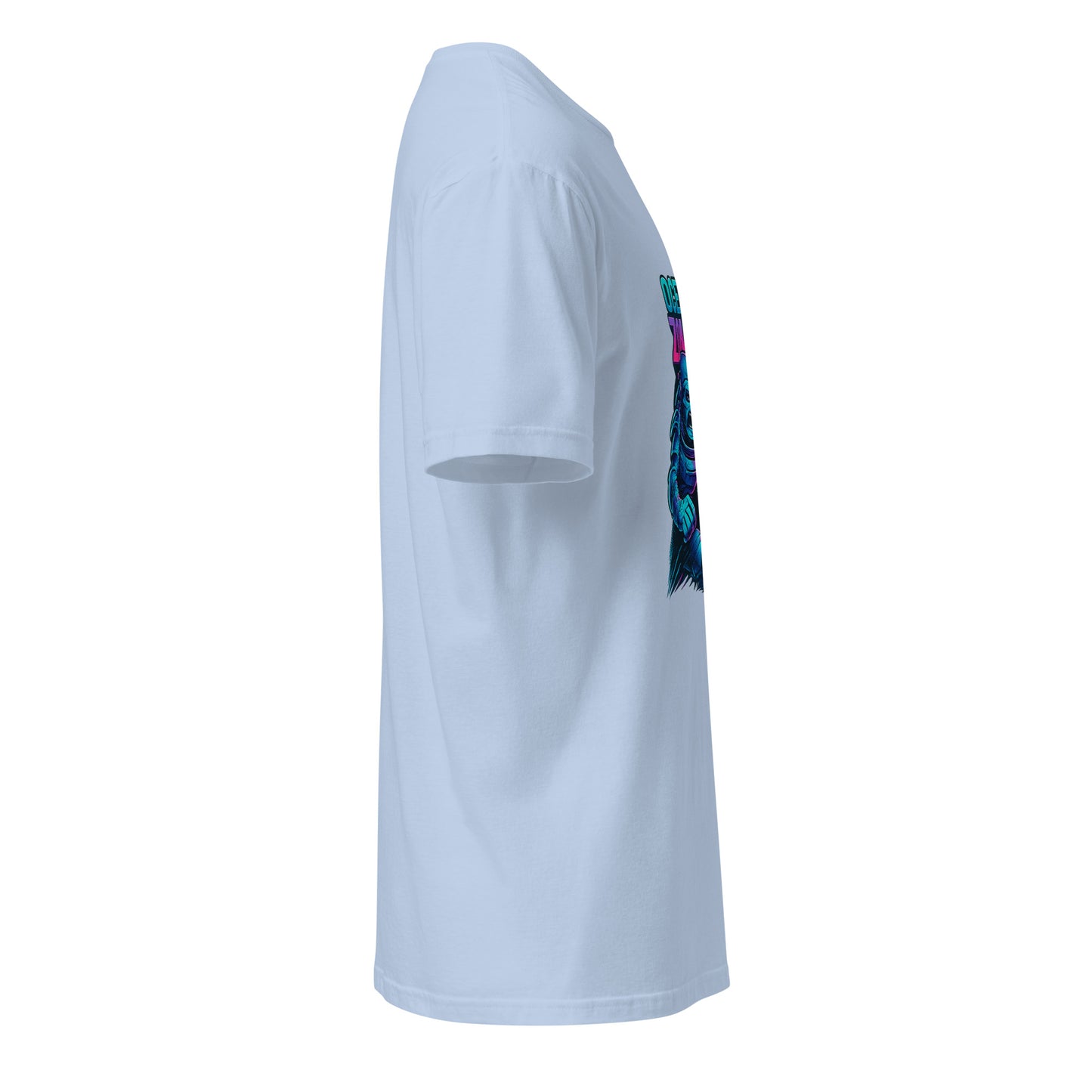 Oceanic Zombie - Deep Sea Horror - Short-Sleeve Unisex T-Shirt - Graphic Tee - Light Blue - Right Side
