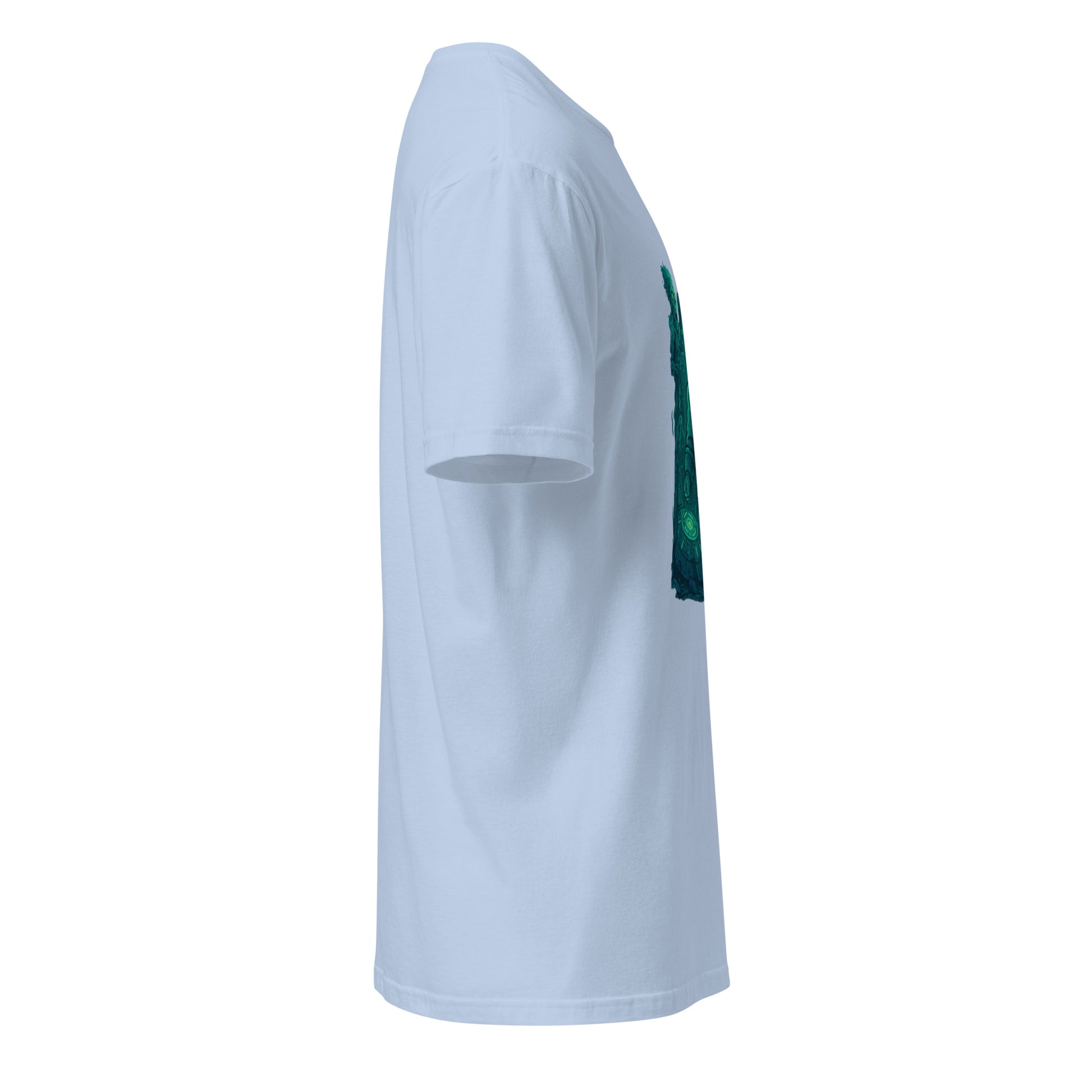 Paranormal Explorer - Supernatural Society Vibes - Short-Sleeve Unisex T-Shirt - Graphic Tee - Light Blue - Right side