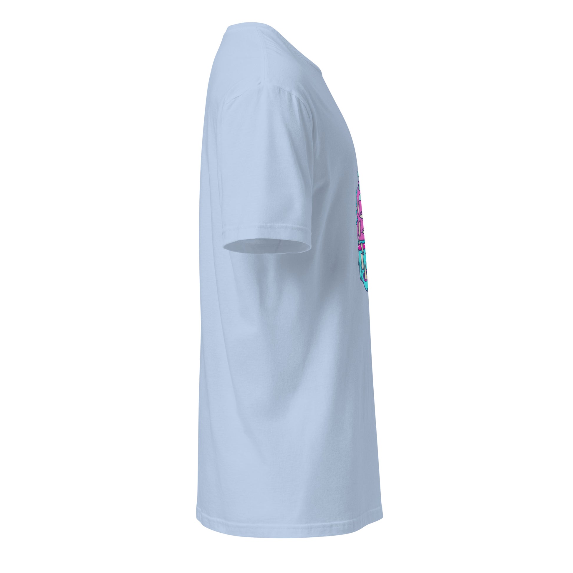 Monsta 6 - Monsta Collection - Short-Sleeve Unisex T-Shirt - Graphic Tee - Light Blue - Right side
