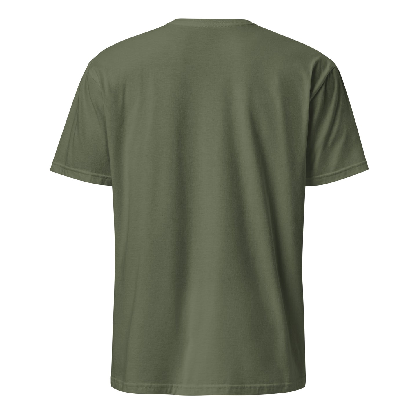 Ripley’s Bug Removal Service – Sci-Fi Parody - Short-Sleeve Unisex T-Shirt - Graphic Tee - Military Green - Back