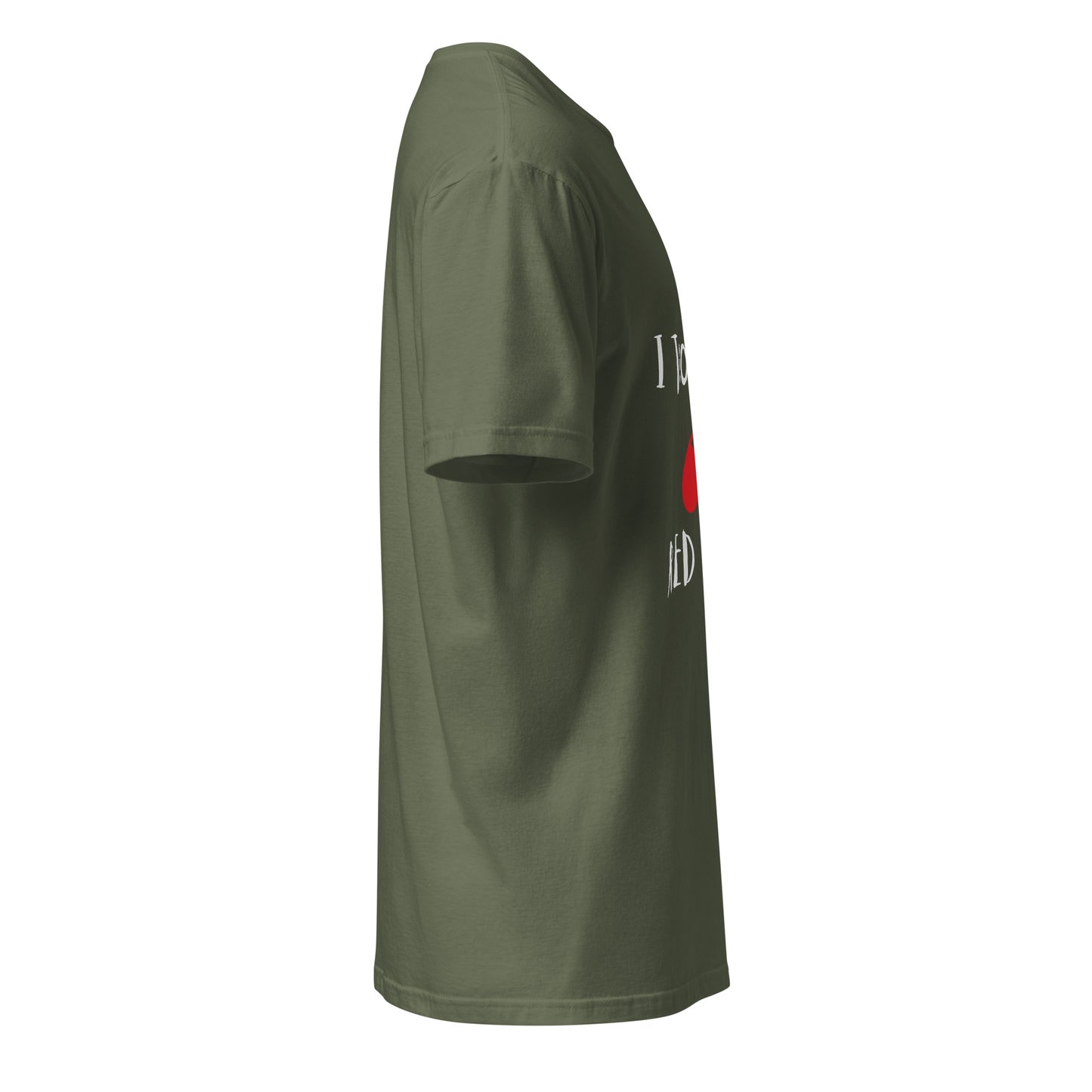 The Red Pill - Sci-Fi Tribute - Short-Sleeve Unisex T-Shirt - Graphic Tee - Military Green - Right side