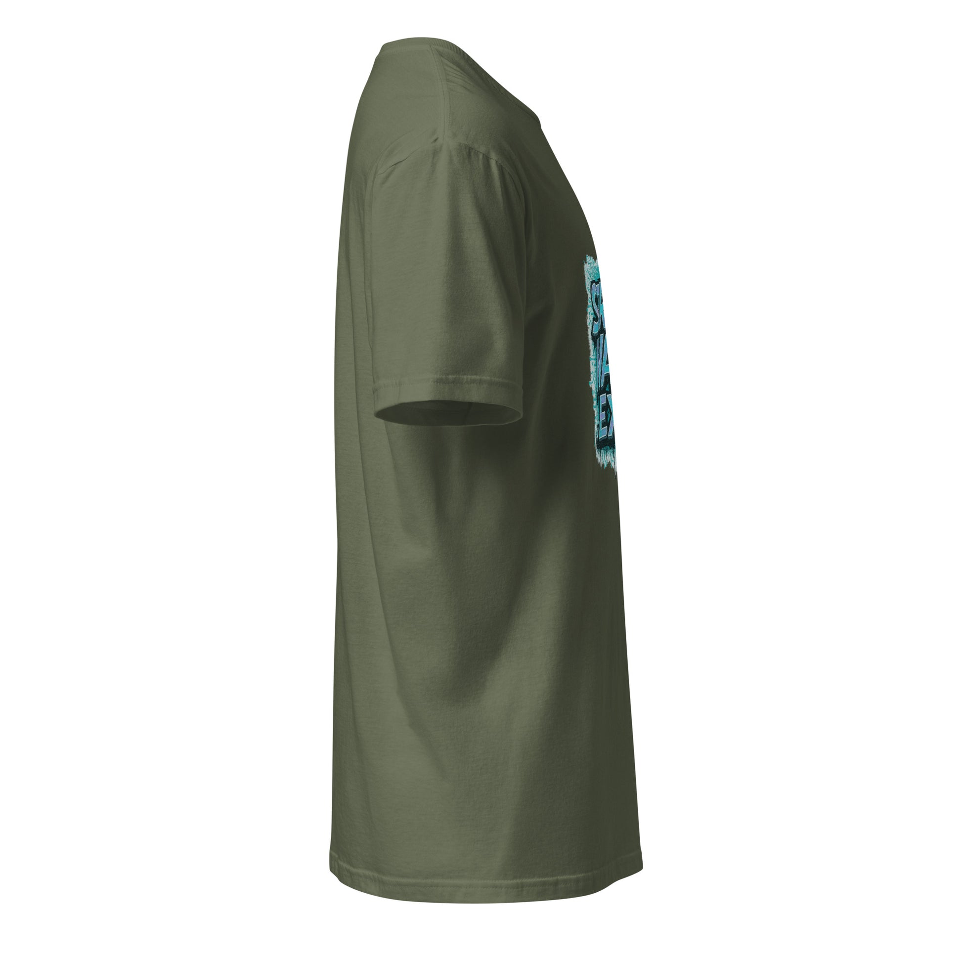 Streetware.exe - Digital Precision - Short-Sleeve Unisex T-Shirt - Graphic Tee - Military Green - Right side