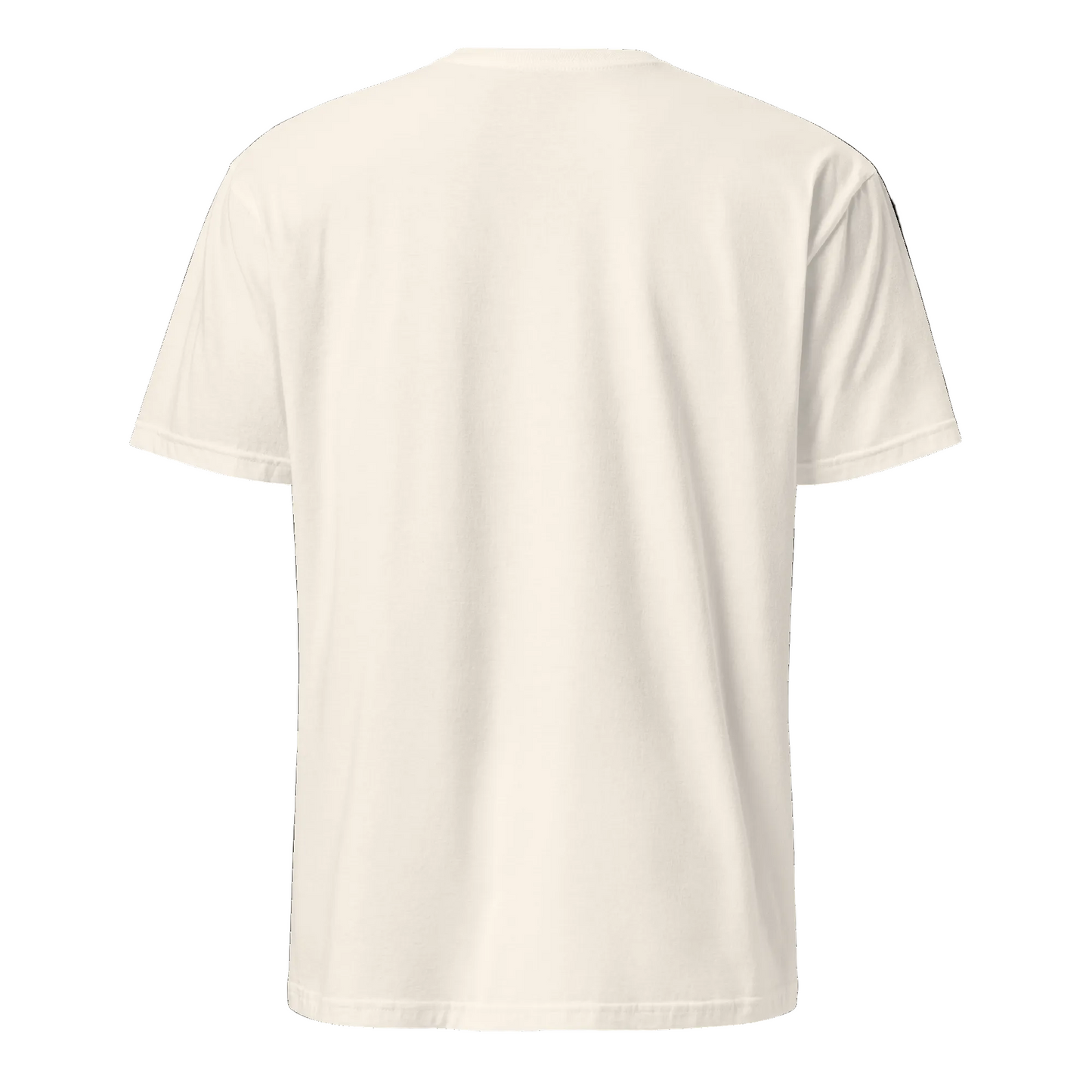 Houston, We Have a Problem… Again – Sci-Fi Streetwear - Short-Sleeve Unisex T-Shirt - Graphic Tee - Natural - Back