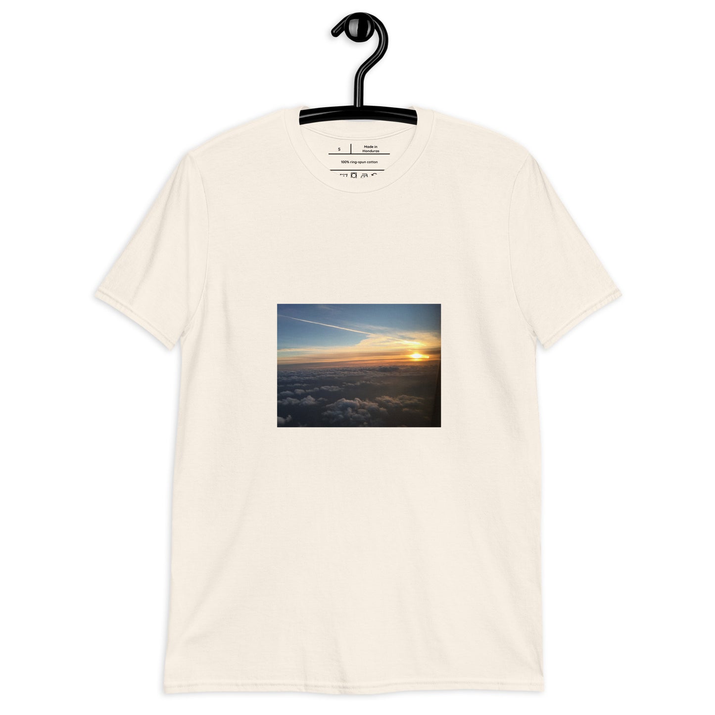 Sunrise - Above The Clouds - Short-Sleeve Unisex T-Shirt - Graphic Tee - Natural - Front