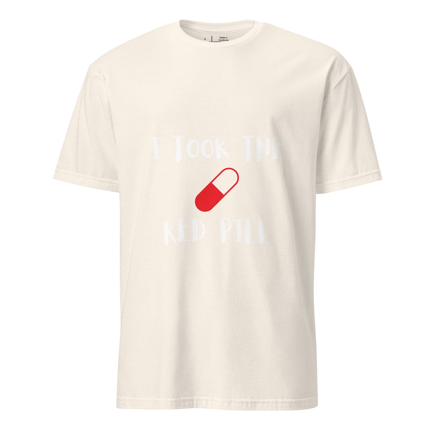 The Red Pill - Sci-Fi Tribute - Short-Sleeve Unisex T-Shirt - Graphic Tee - Natural - Front