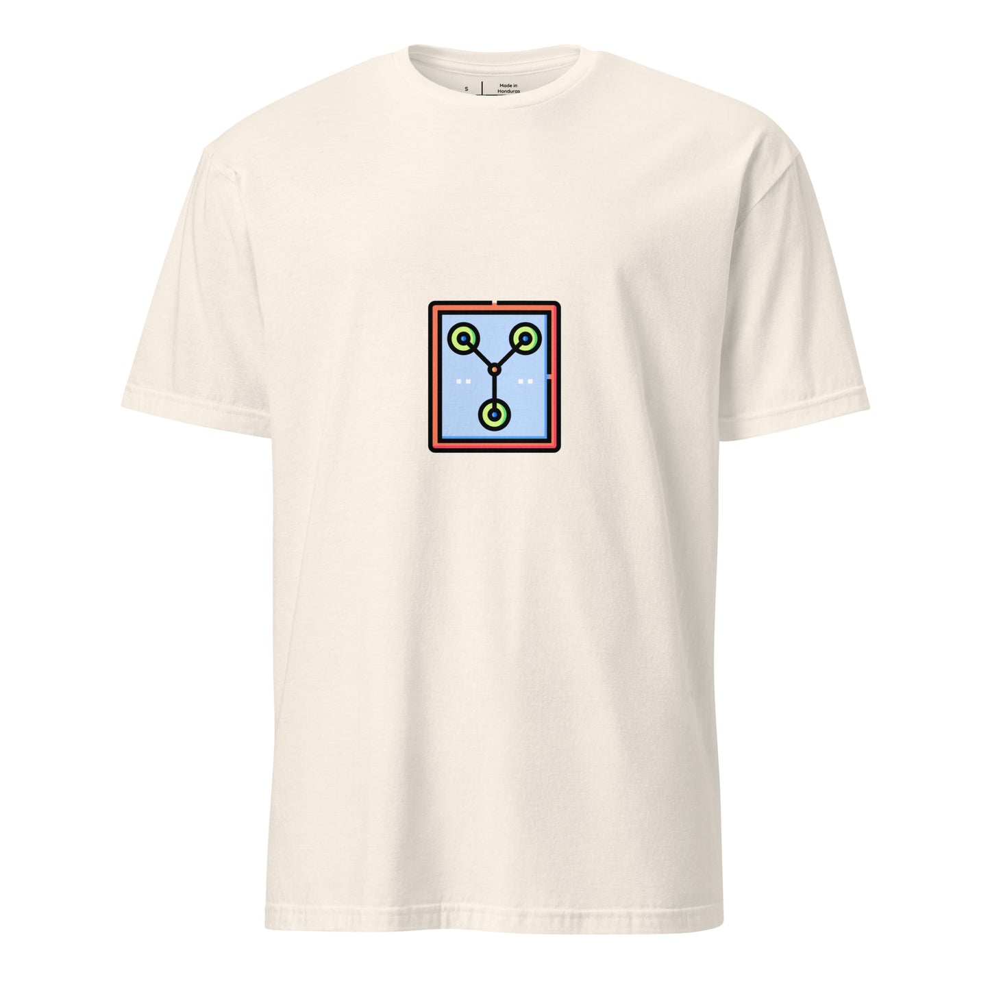 Flux - Great Scott! - Short-Sleeve Unisex T-Shirt - Graphic Tee - Natural - Front