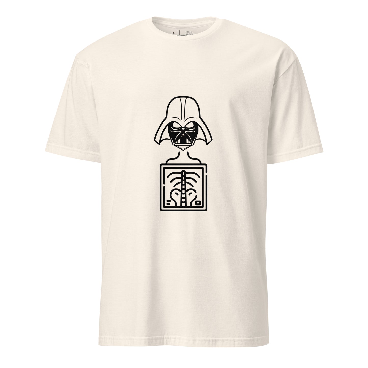 Darth X - The Dark Side Exposed - Short-Sleeve Unisex T-Shirt - Graphic Tee - Natural - Front