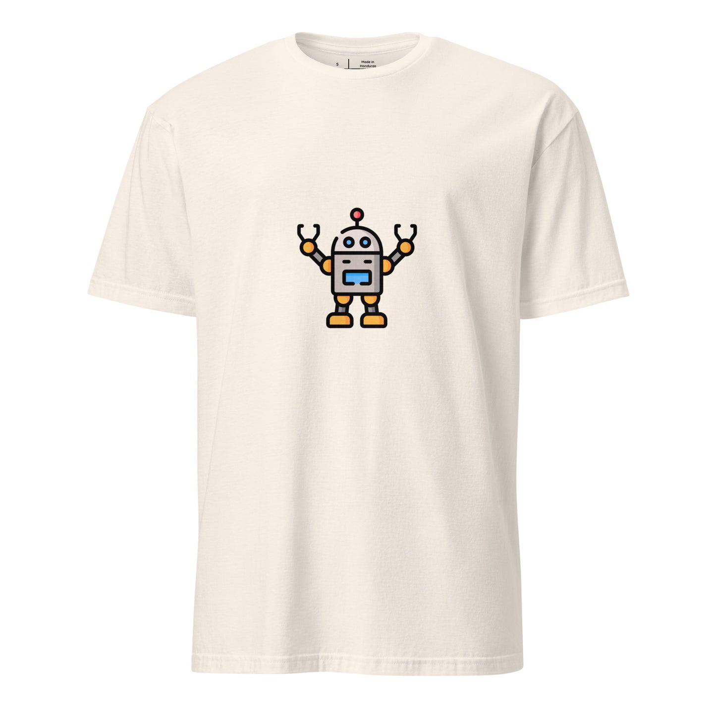 Robbie - Classic Space Guardian - Short-Sleeve Unisex T-Shirt - Graphic Tee - Natural - Front
