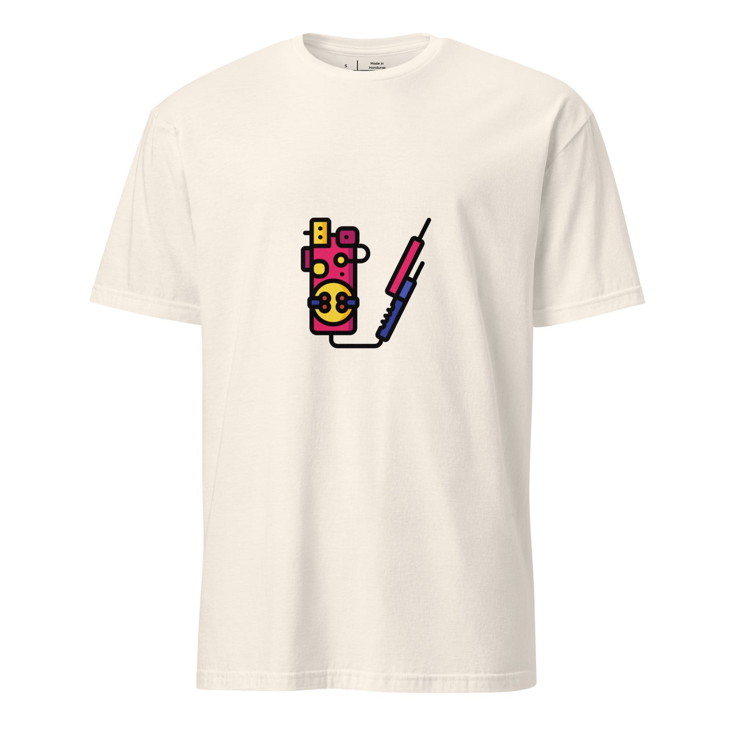 Proton Unit 2 - Futuristic Sci-Fi Gadget - Short-Sleeve Unisex T-Shirt - Graphic Tee - Natural - Front