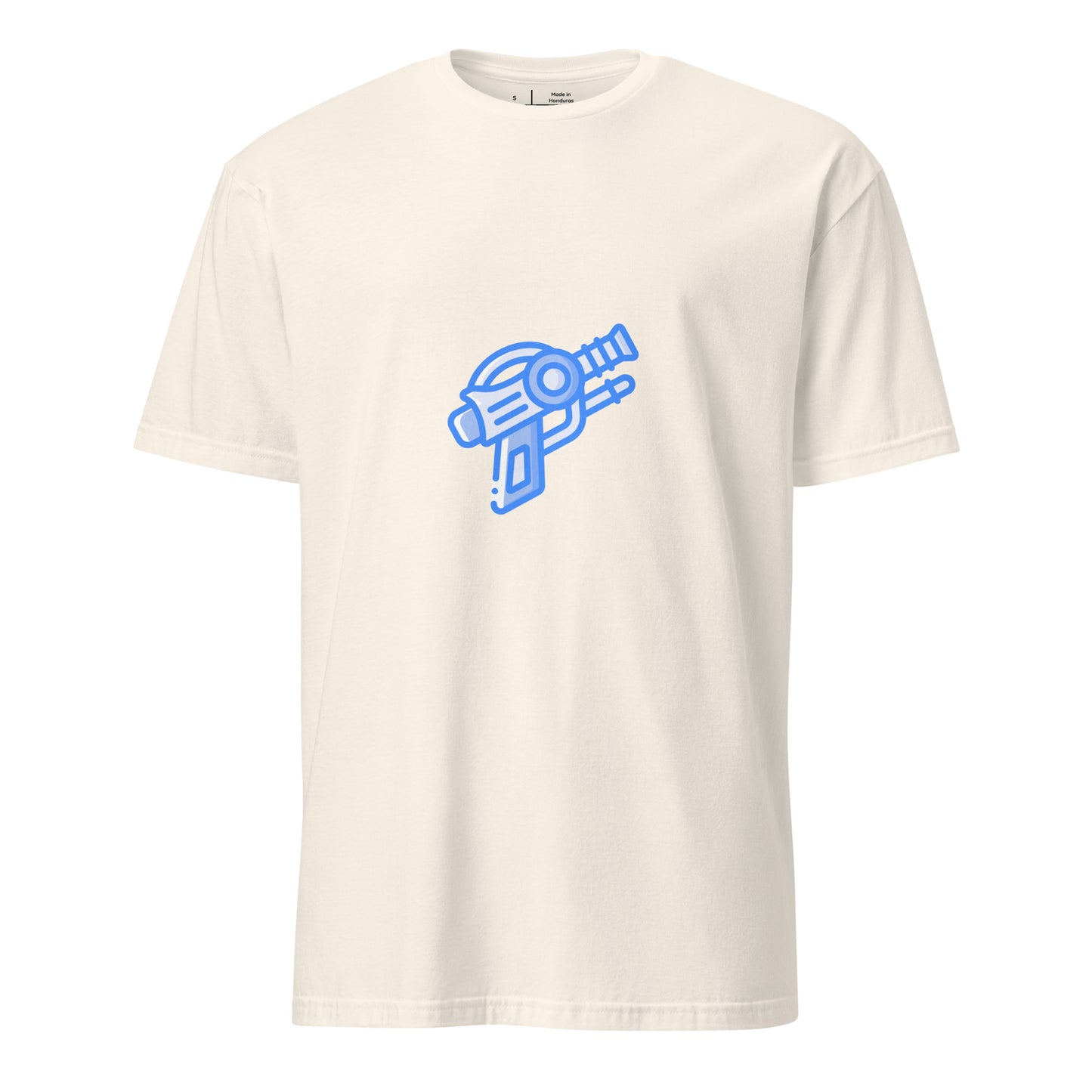 Sci-Fi Pistol - Neon Firepower - Short-Sleeve Unisex T-Shirt - Graphic Tee - Natural - Front