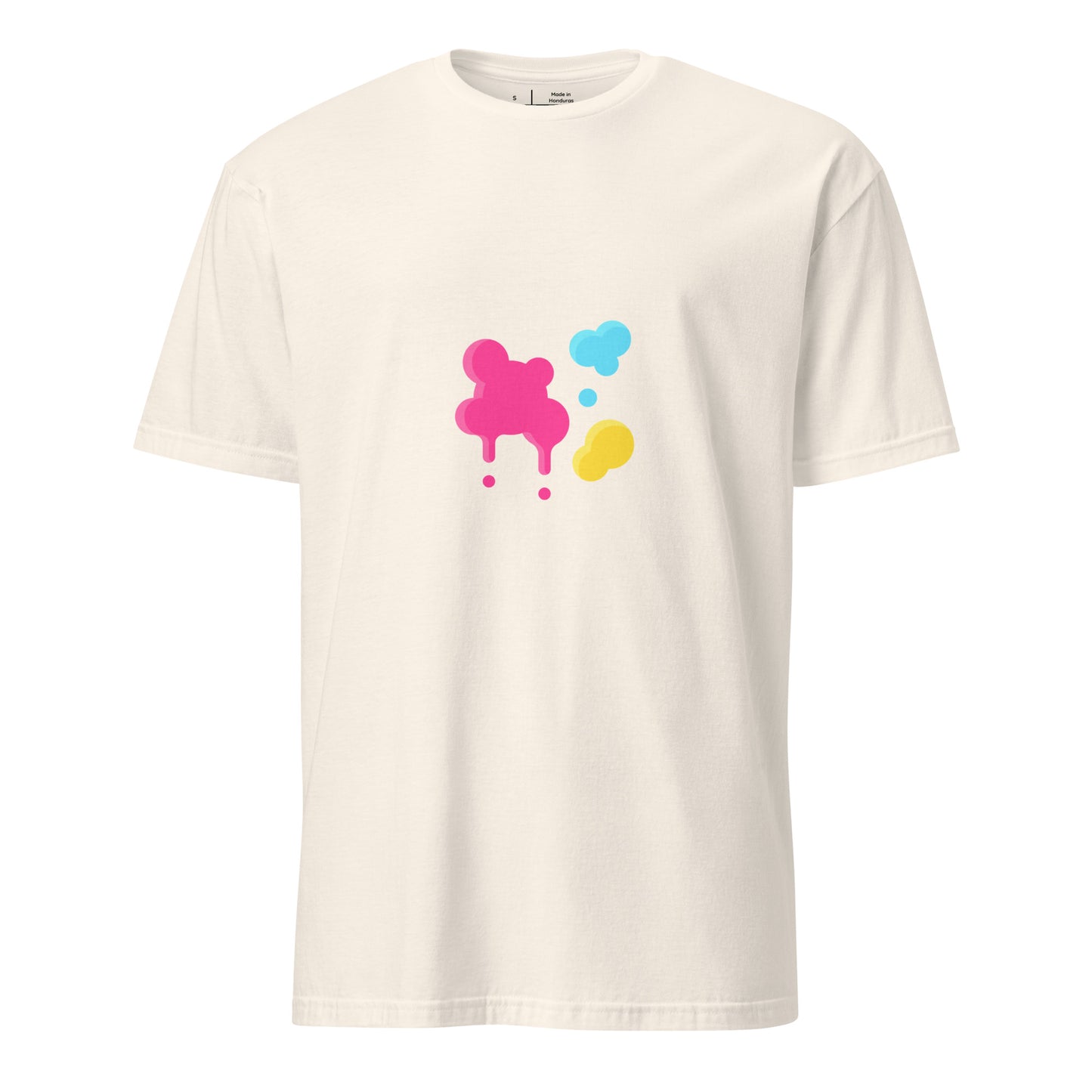 Splat - Urban Paint Splash - Short-Sleeve Unisex T-Shirt - Graphic Tee - Natural - Front