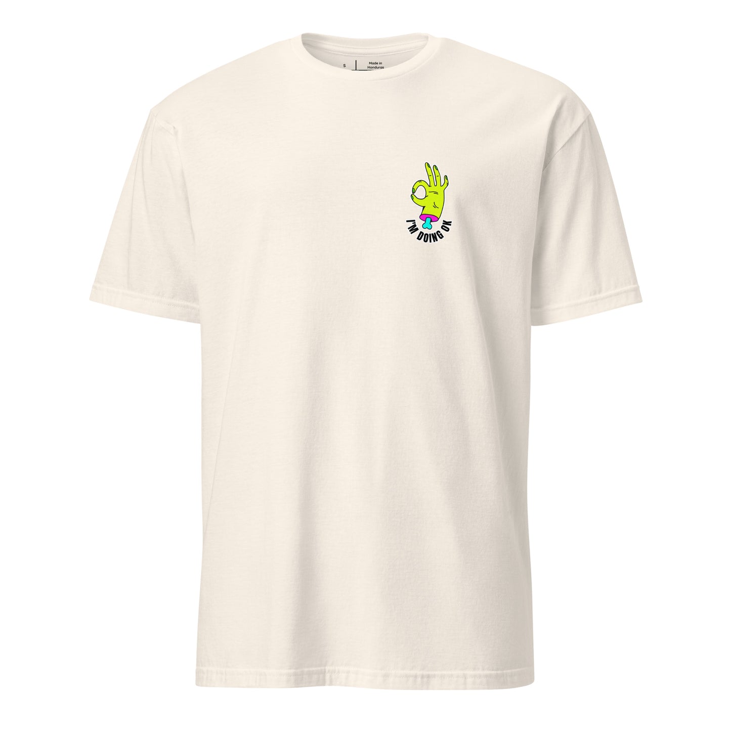 I'm OK - Zombie Hand - Short-Sleeve Unisex T-Shirt - Graphic Tee - Natural - Front