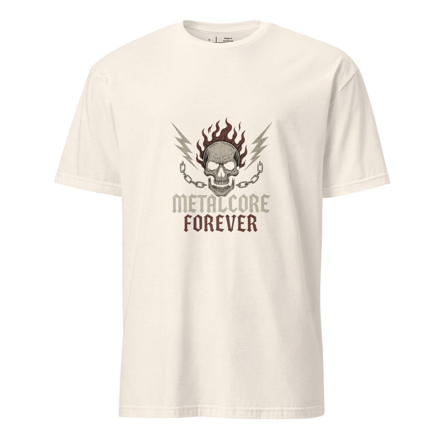 Metal Core Forever – Heavy Metal - Short-Sleeve Unisex T-Shirt - Graphic Tee - Natural - Front