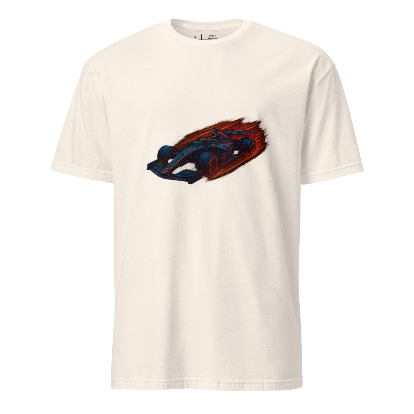 Cyber Formula Racer – The Future Of Speed - Short-Sleeve Unisex T-Shirt - Graphic Tee - Natural - Front