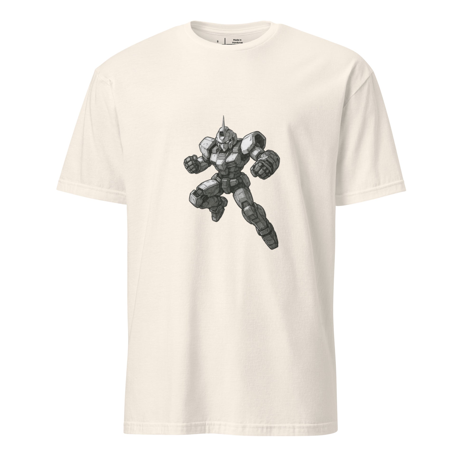 Vanguard Unit-09 - Mecha Warrior - Short-Sleeve Unisex T-Shirt - Graphic Tee - Natural - Front