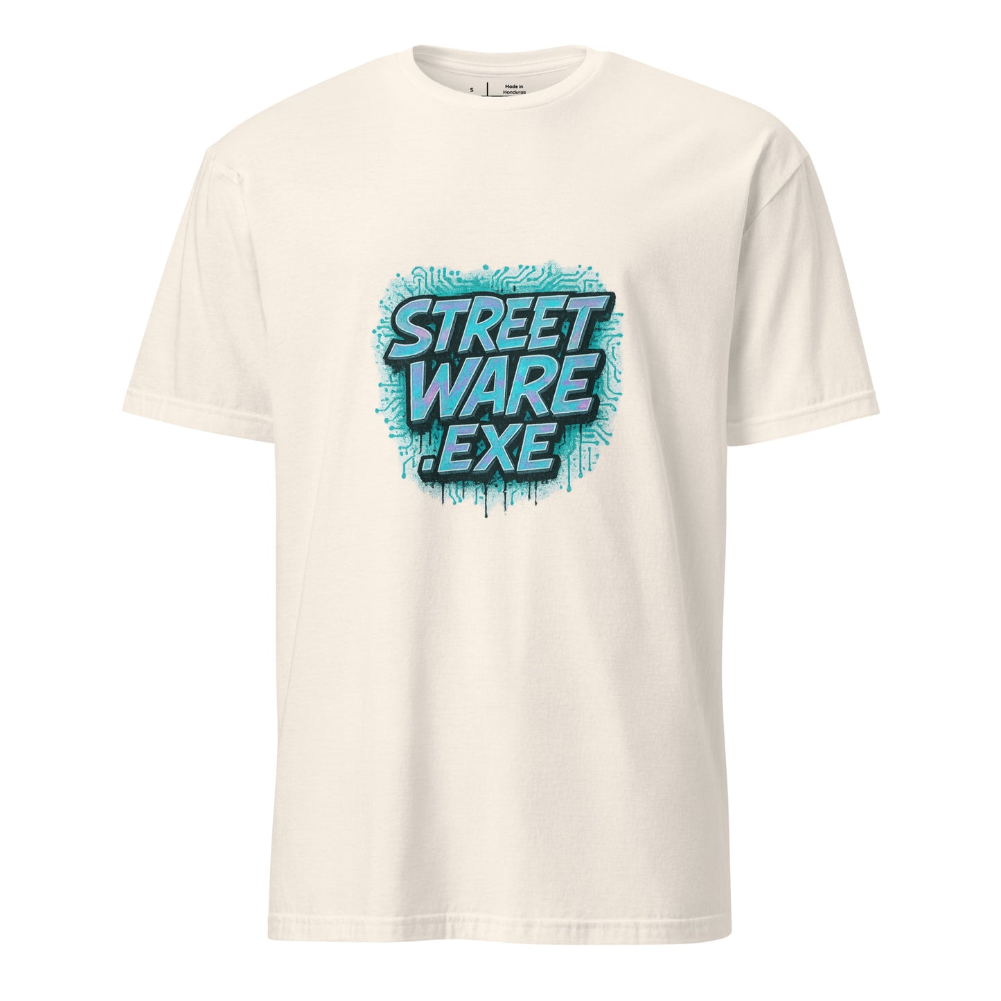 Streetware.exe - Digital Precision - Short-Sleeve Unisex T-Shirt - Graphic Tee - Natural - Front