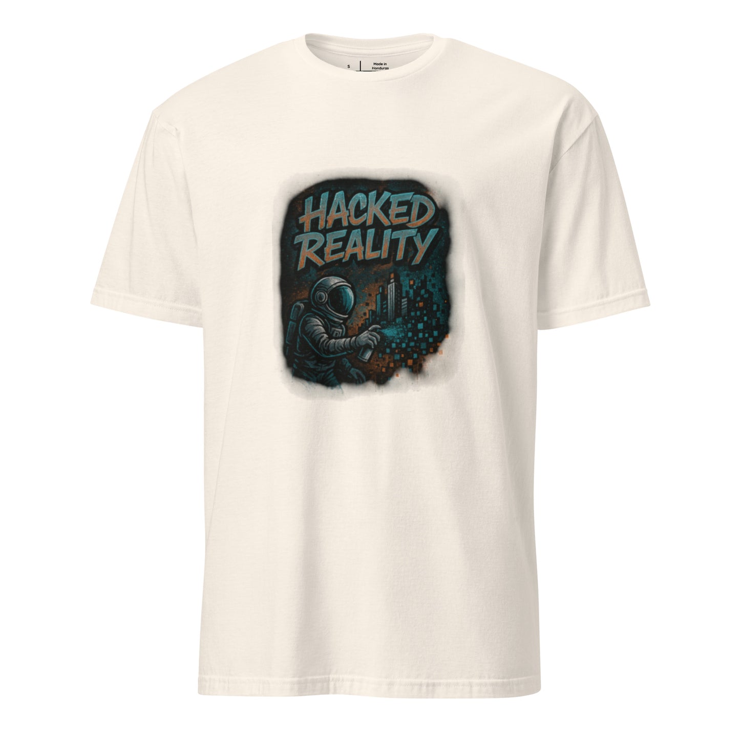Hacked Reality - Creative Resistance - Short-Sleeve Unisex T-Shirt - Graphic Tee - Natural - Front