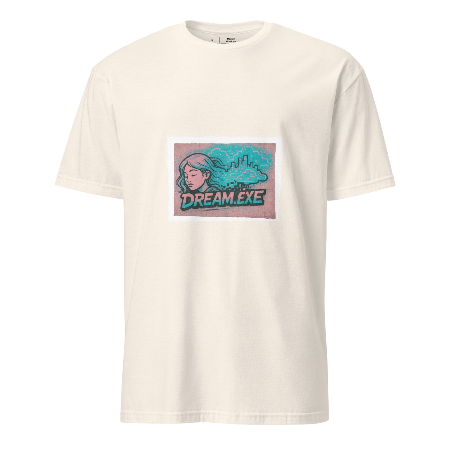 Dream.exe - Cyber Dreams - Short-Sleeve Unisex T-Shirt - Graphic Tee - Natural - Front