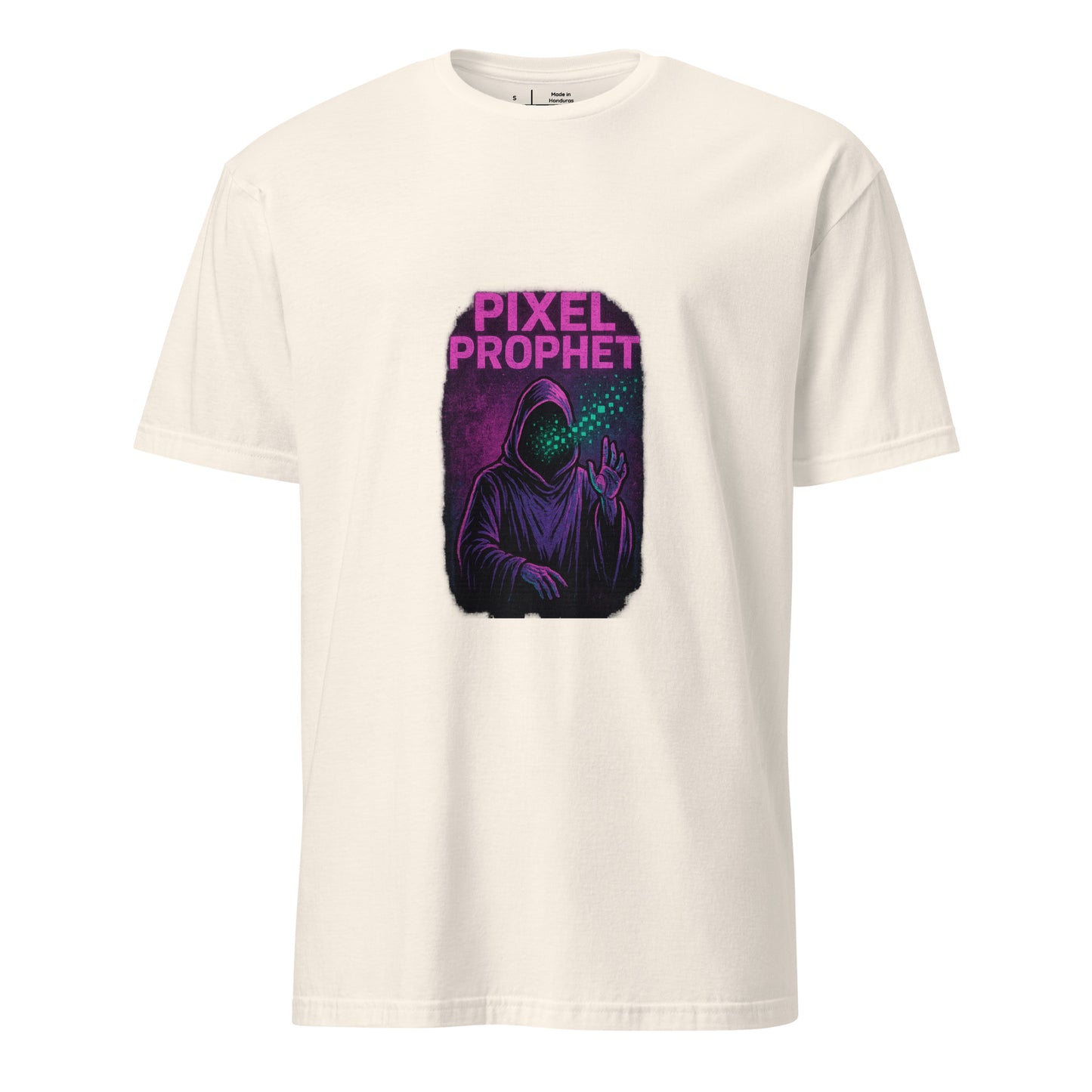 Pixel Prophet - Street Mysticism - Short-Sleeve Unisex T-Shirt - Graphic Tee - Natural - Front