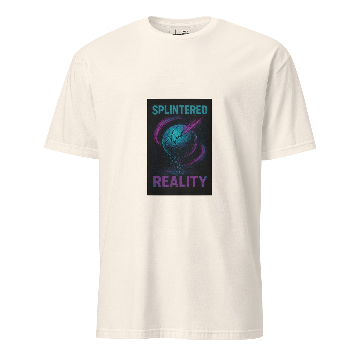 Splintered Reality - Cosmic Chaos - Short-Sleeve Unisex T-Shirt - Graphic Tee - Natural - Front