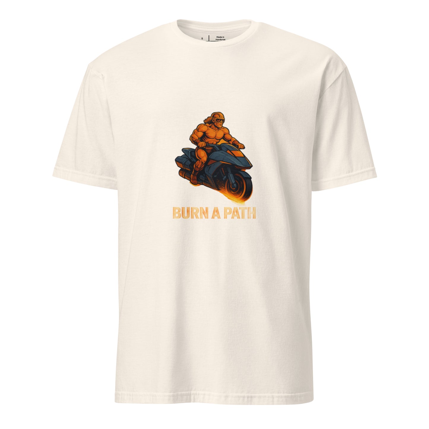 Solaris Thunderrider - Retro Champion - Short-Sleeve Unisex T-Shirt - Graphic Tee - Natural - Front