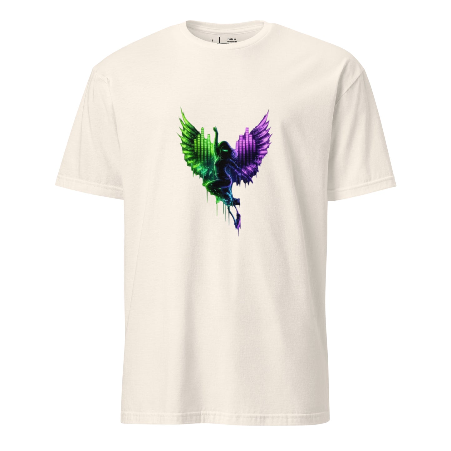 Club Seraph  – Rave Graffiti - Short-Sleeve Unisex T-Shirt - Graphic Tee - Natural - Front