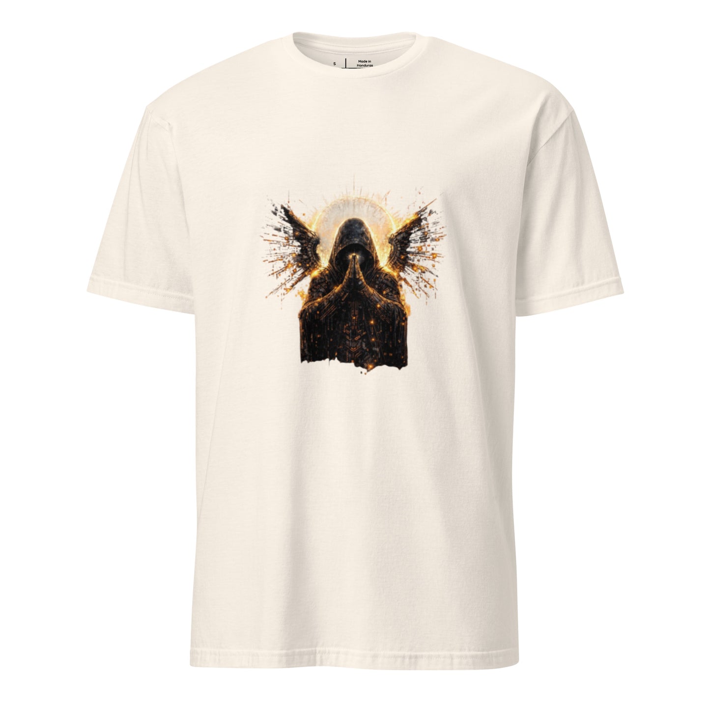 Cover Up Seraph: Firewall Broken – Cyber Angel - Short-Sleeve Unisex T-Shirt - Graphic Tee - Natural - Front