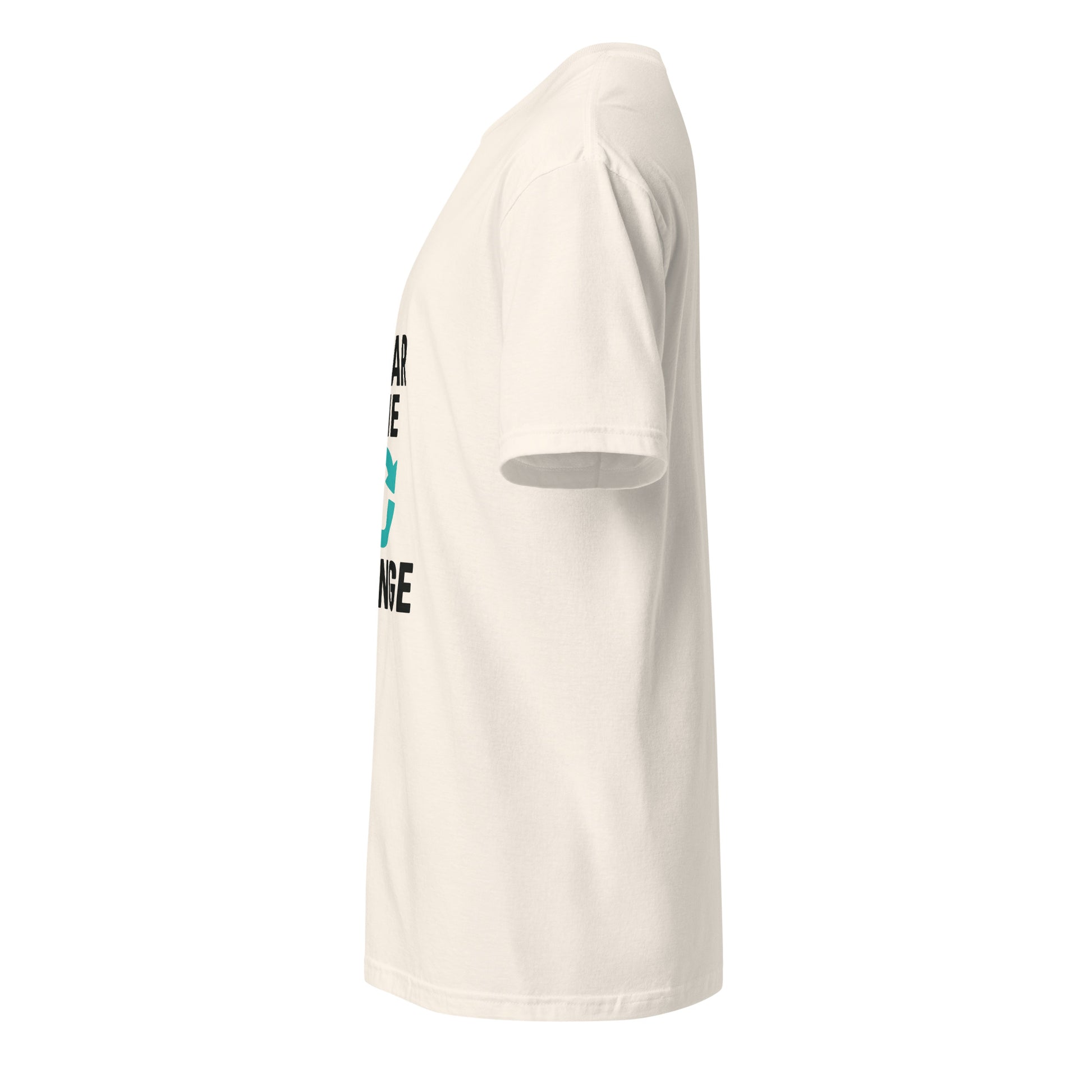 Wear The Change - Conscious Style - Short-Sleeve Unisex T-Shirt - Graphic Tee - Natural - Left side