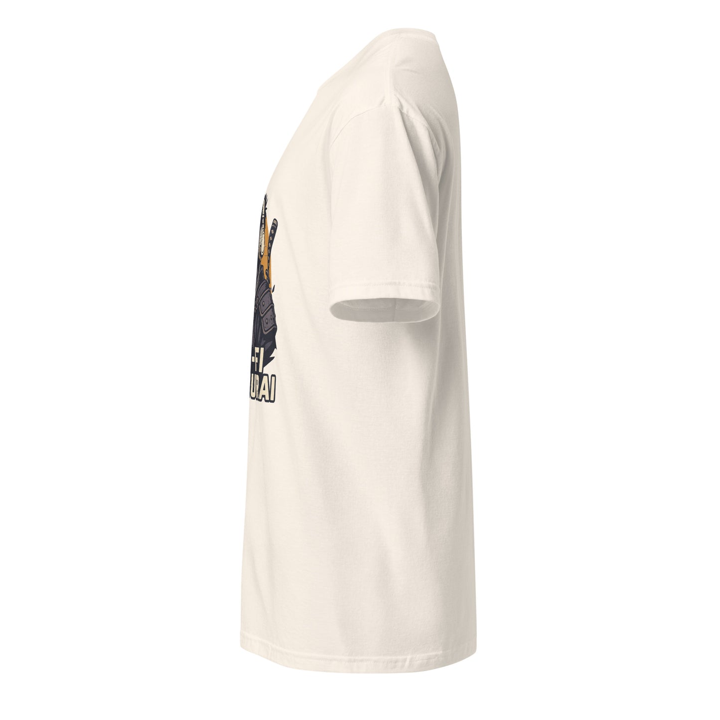 Lo-Fi Samurai - Modern-Day Ronin - Short-Sleeve Unisex T-Shirt - Graphic Tee - Natural - Left side