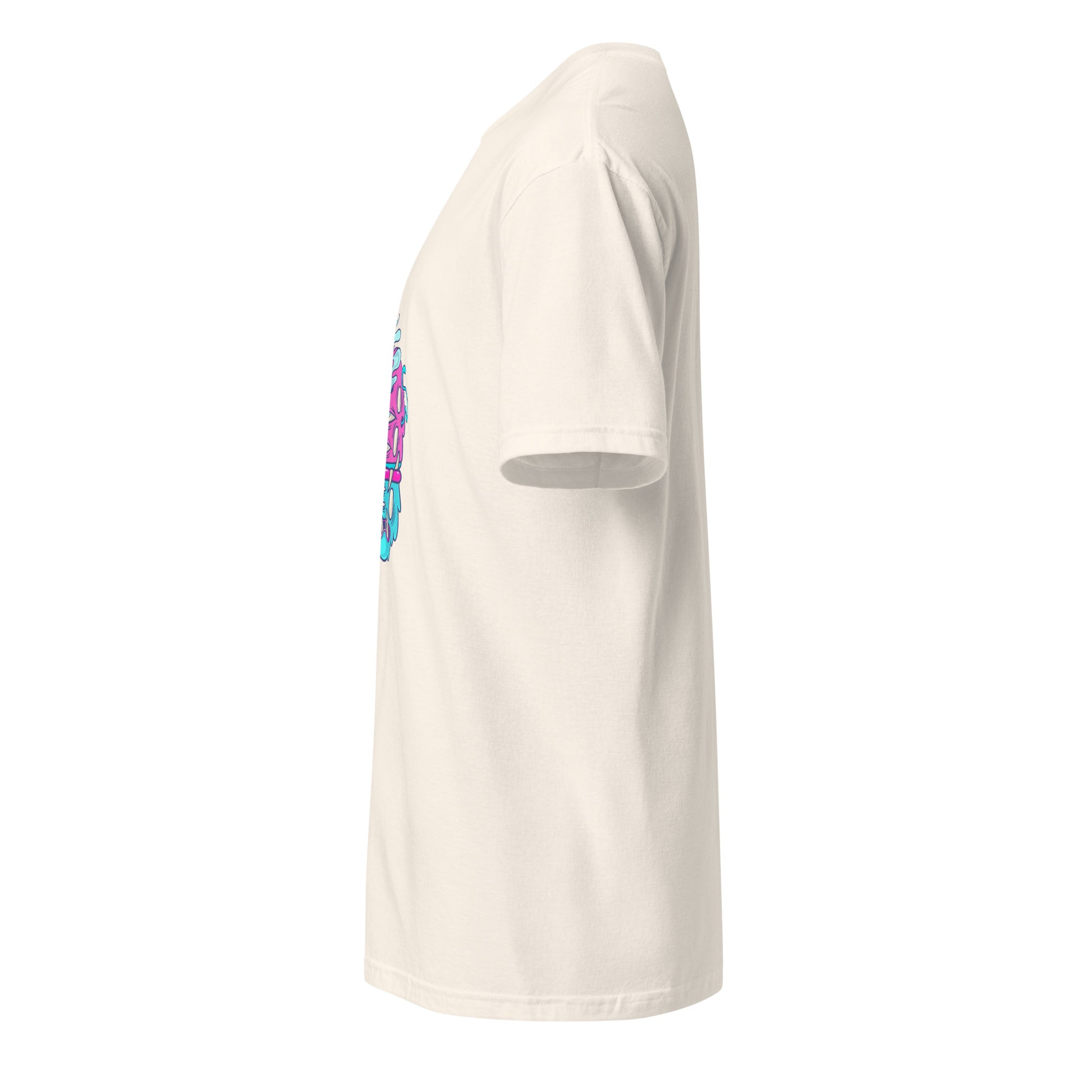 Monsta 6 - Monsta Collection - Short-Sleeve Unisex T-Shirt - Graphic Tee - Natural - Left side