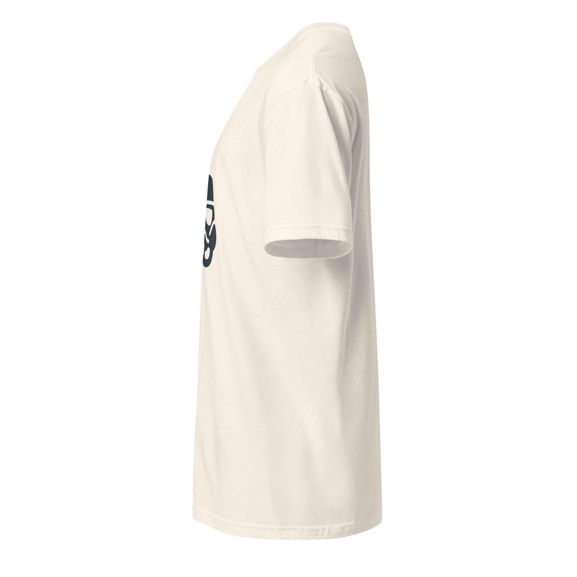 Trooper - Minimalist Galactic Grunt - Short-Sleeve Unisex T-Shirt - Graphic Tee - Natural - Left side