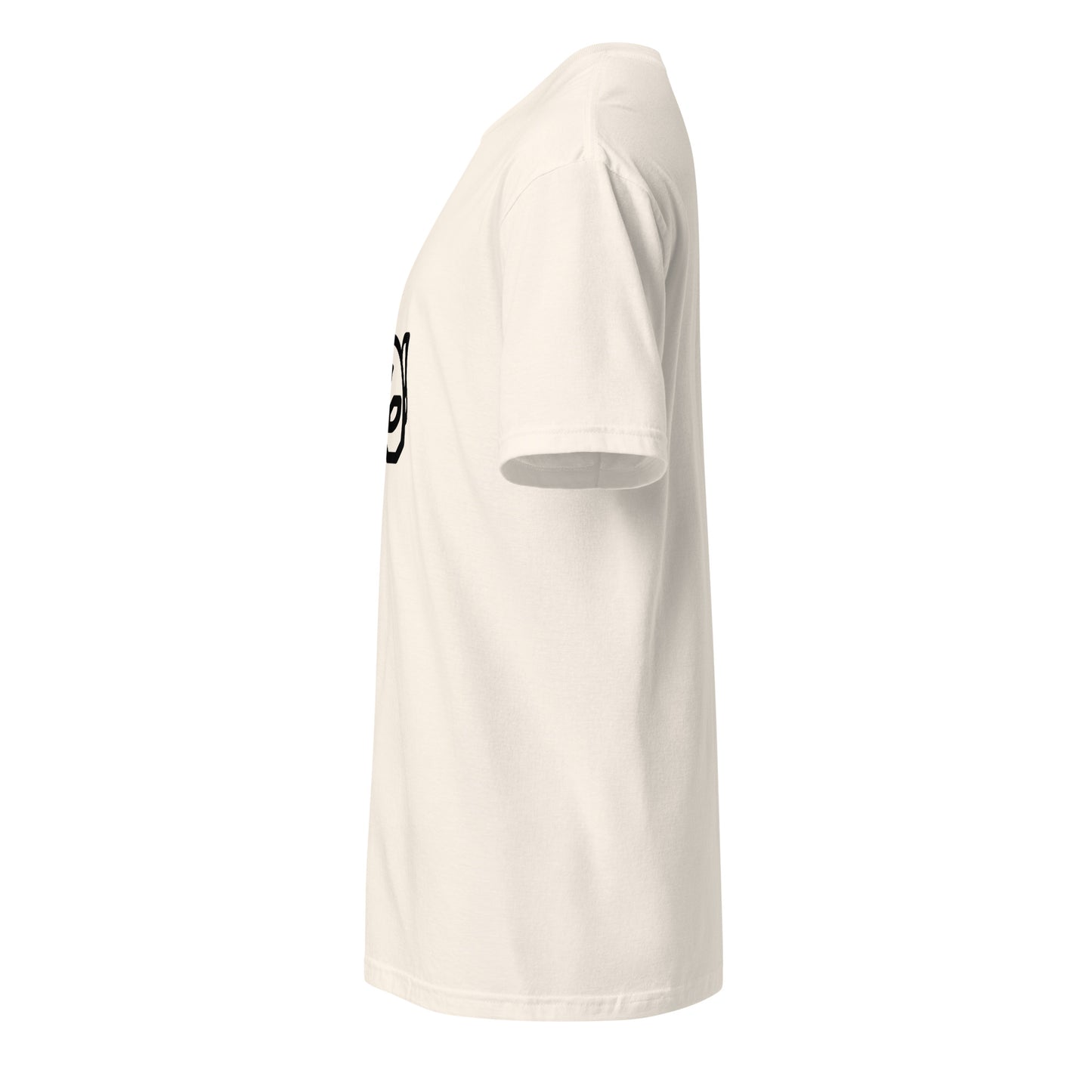 “Galactic Guardian” – Hero Mask - Short-Sleeve Unisex T-Shirt - Graphic Tee - Natural - Left side