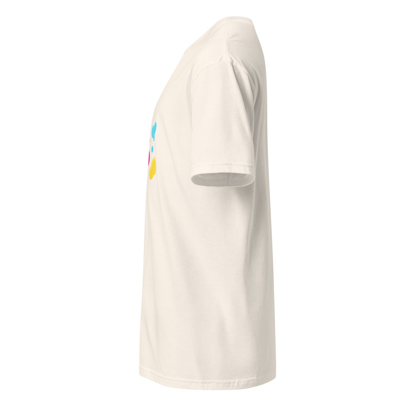 Splat - Urban Paint Splash - Short-Sleeve Unisex T-Shirt - Graphic Tee - Natural - Left side