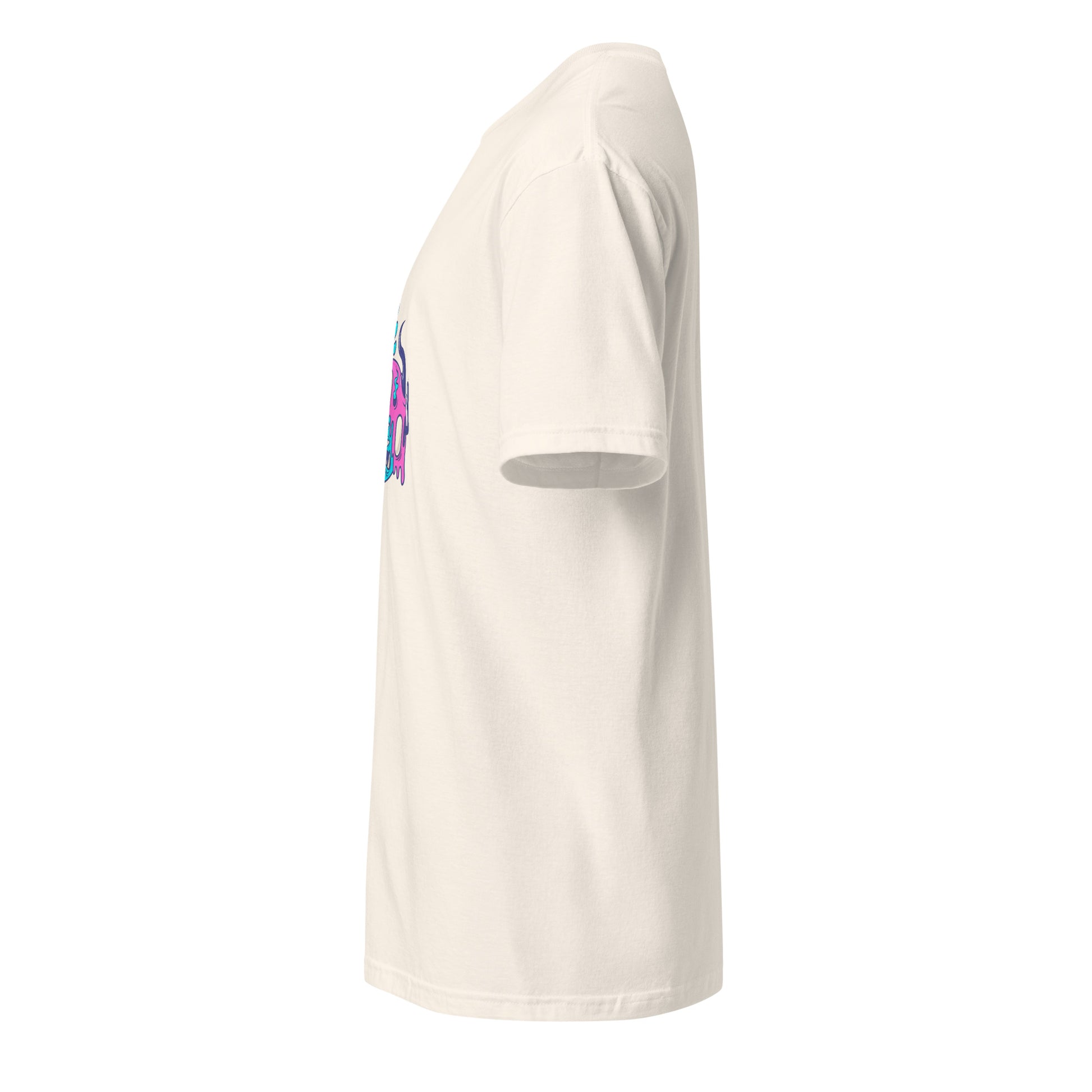 Monsta 3 - Urban Monsta Collection - Short-Sleeve Unisex T-Shirt - Graphic Tee - Natural - Left side