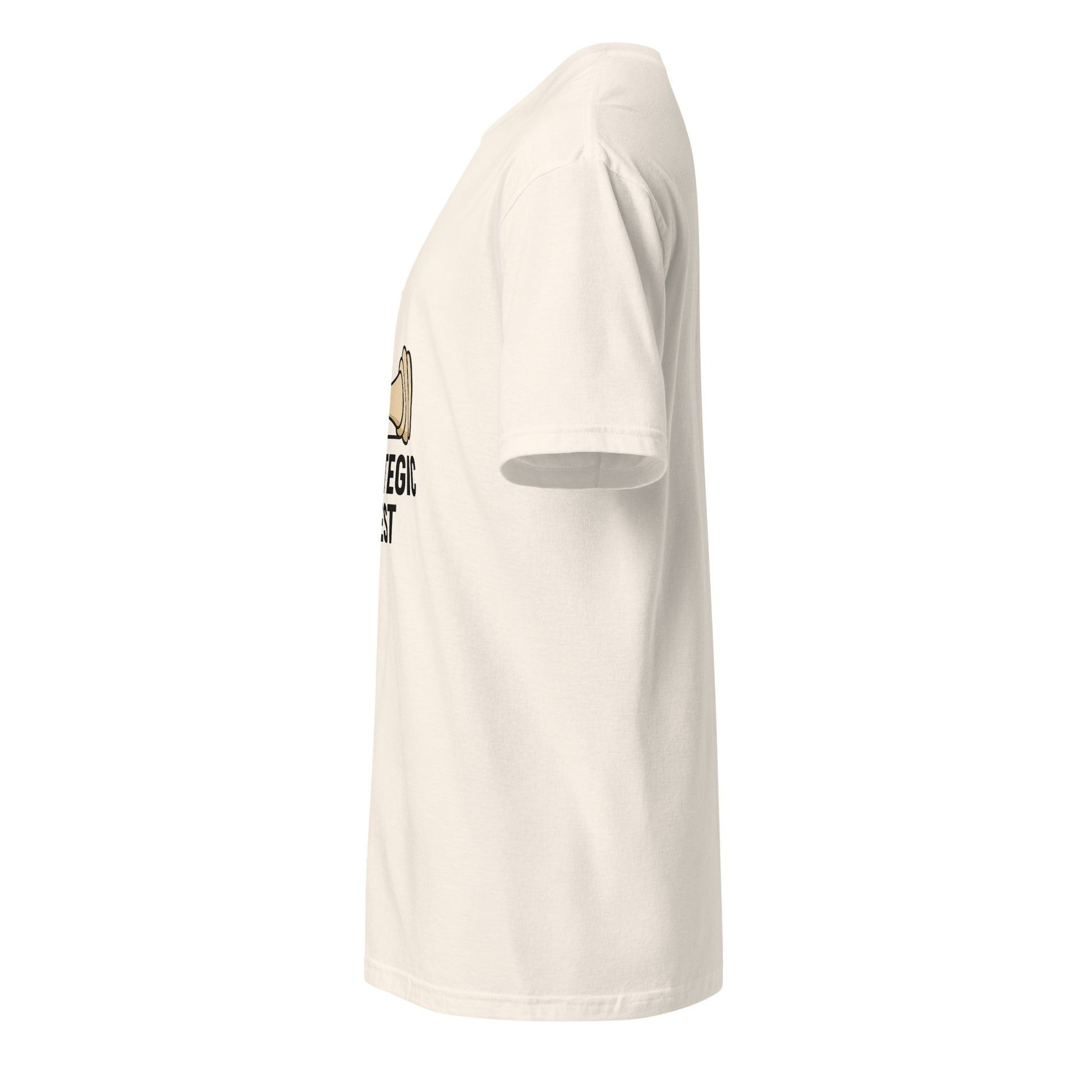 Strategic Rest – The Smart Way To Recharge - Short-Sleeve Unisex T-Shirt - Graphic Tee - Natural - Left side
