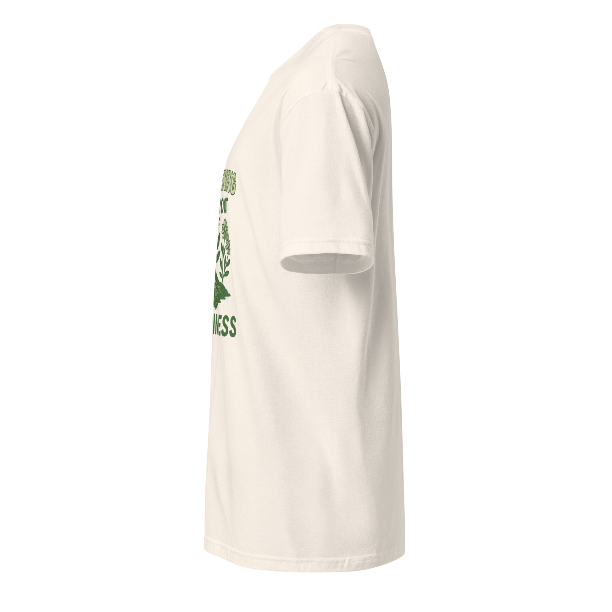 Root Of Happiness - Nature Lover’s - Short-Sleeve Unisex T-Shirt - Graphic Tee - Natural - Left side