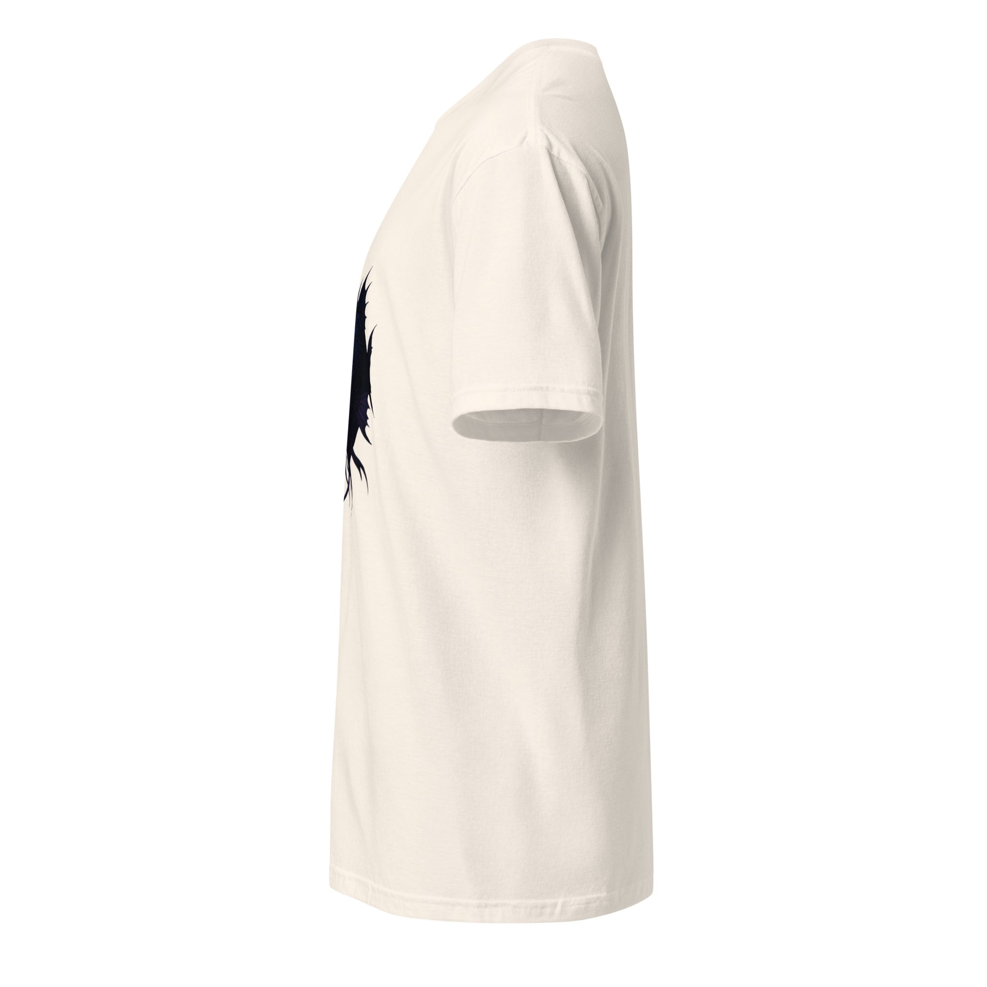 Cyber Angler Fish – Deep Sea Nightmare - Short-Sleeve Unisex T-Shirt - Graphic Tee - Natural - Left side