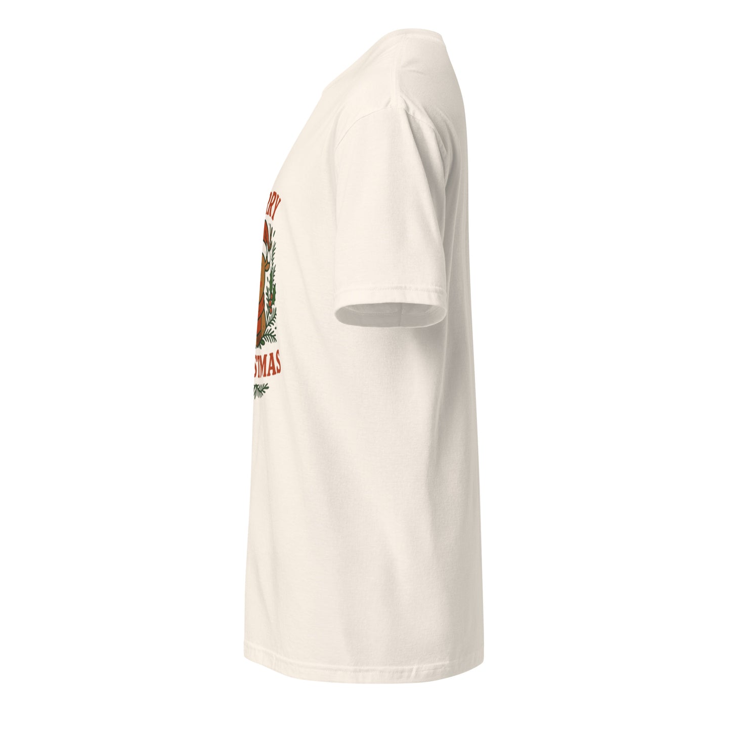 Merry Christmas – Rudolph Edition - Short-Sleeve Unisex T-Shirt - Graphic Tee - Natural - Left side