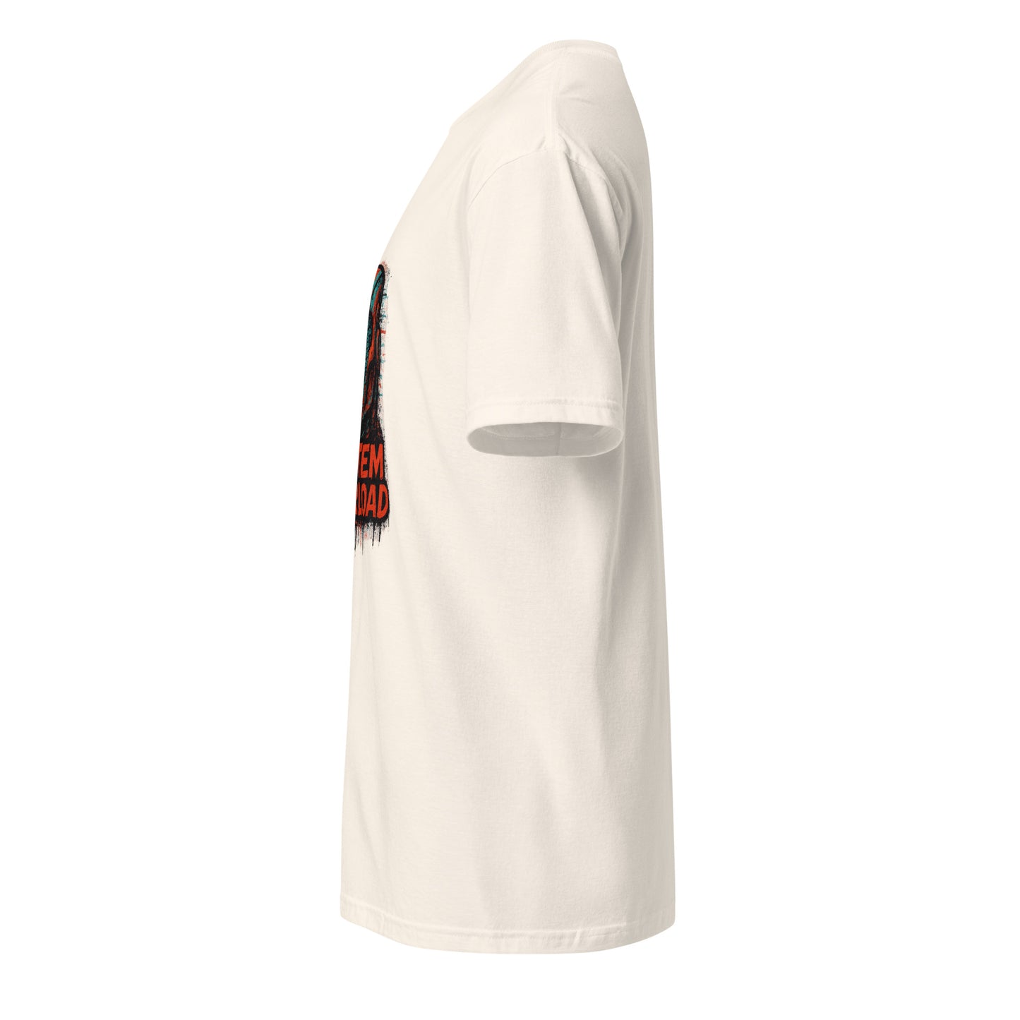 System Overload - Grunge Graffiti - Short-Sleeve Unisex T-Shirt - Graphic Tee - Natural - Left side