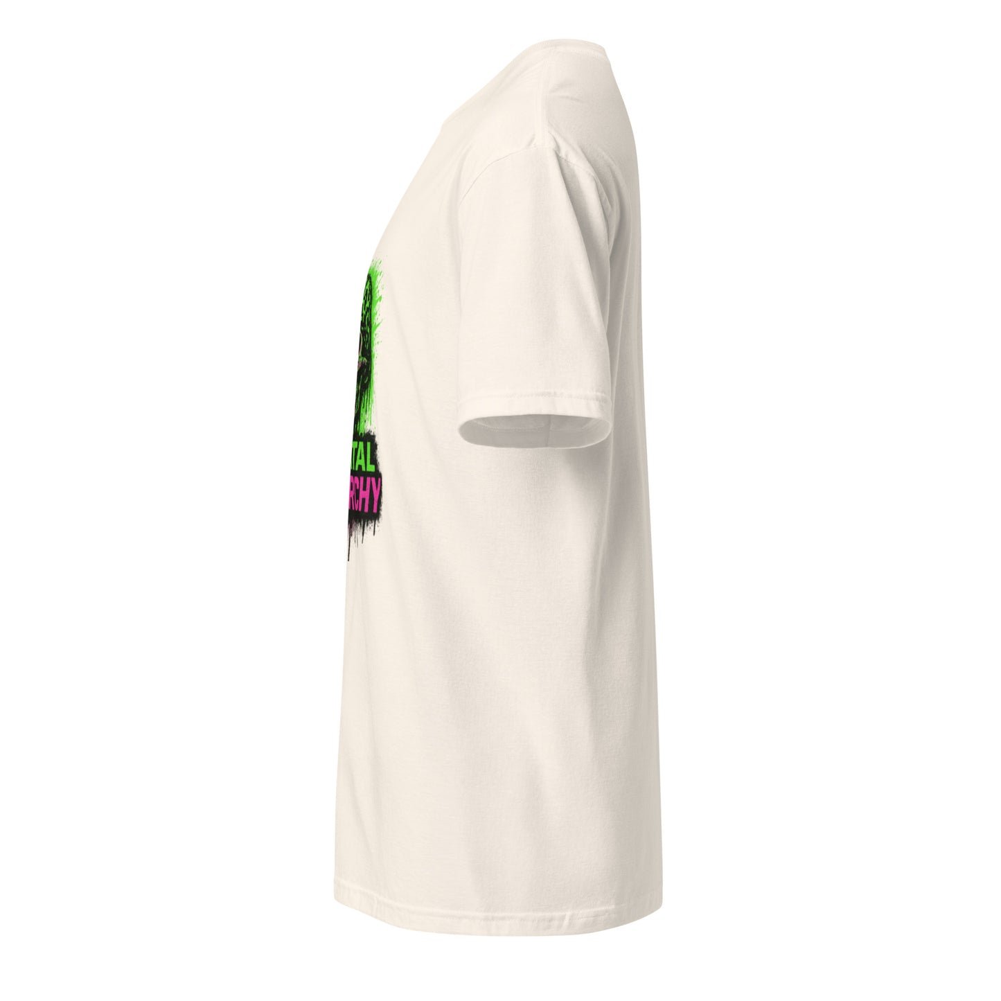 Digital Anarchy - Visual Rebellion - Short-Sleeve Unisex T-Shirt - Graphic Tee - Natural - Left side