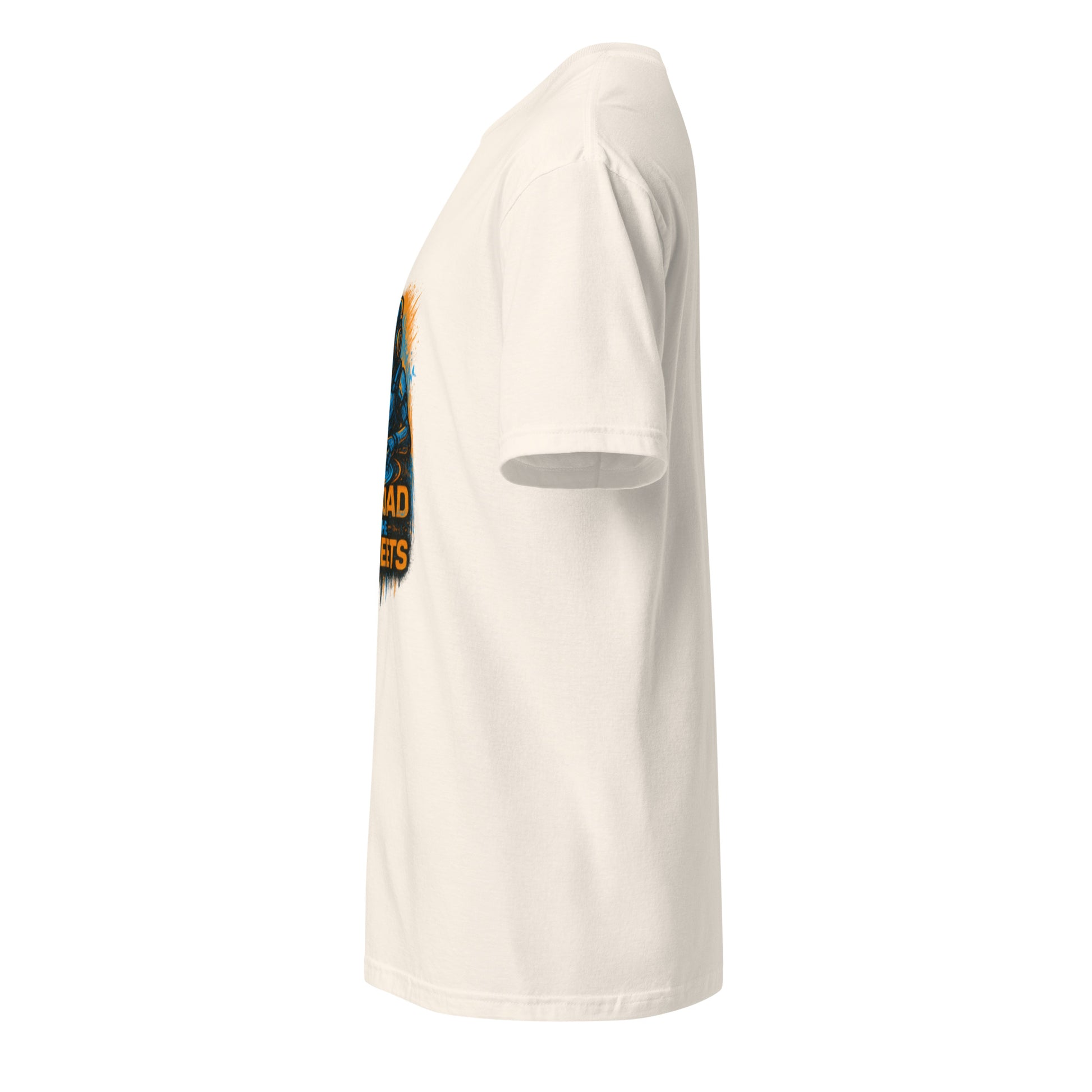 Upload the Streets - Urban Rave - Short-Sleeve Unisex T-Shirt - Graphic Tee - Natural - Left side